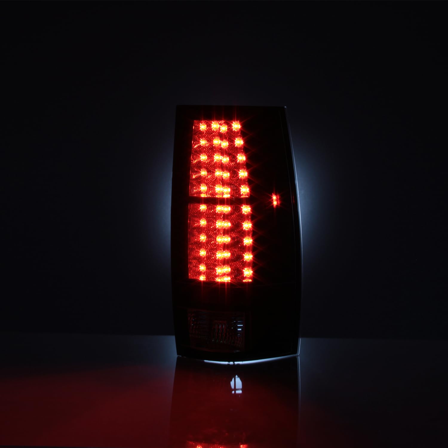 AKKON Black Smoke LED Tail Lights Brake Lamps Replacement for 2007-2014 Chevy Suburban GMC Yukon Tahoe XL Denali - Upgrade Your Truck's Style & Safety for Night Driving & Off-Road Adventures