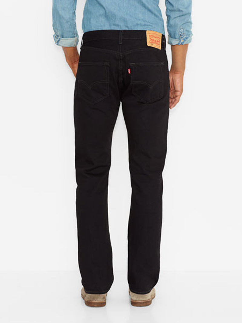 Levi's Men's 501 Original Fit Jeans - Classic 5-Pocket Denim Pants in Black for Casual Wear & Everyday Style