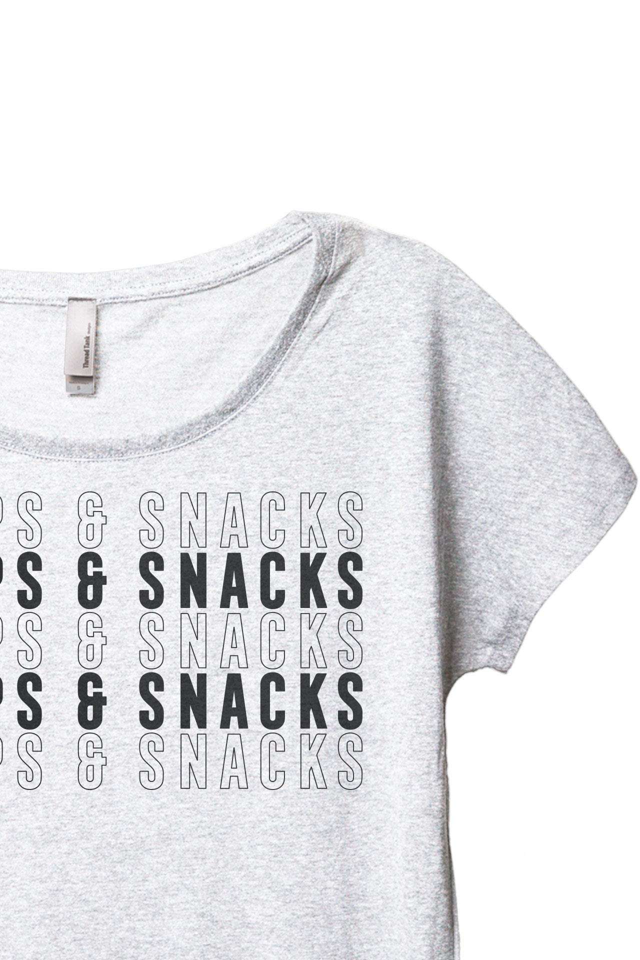 Women's Fashion Slouchy Dolman T-Shirt Tee - Soft Casual Oversized Top for Lounge, Travel & Everyday Wear | Naps and Snacks