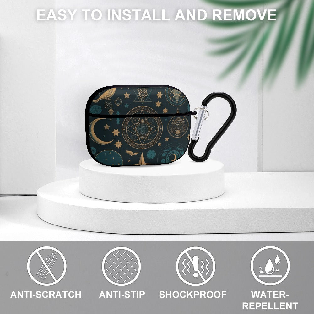 Premium Magic Symbols Silicone Case Cover for Apple AirPods Pro - Trendy Protective Skin with Anti-Slip Grip (Perfect for Gym, Travel & Daily Use)