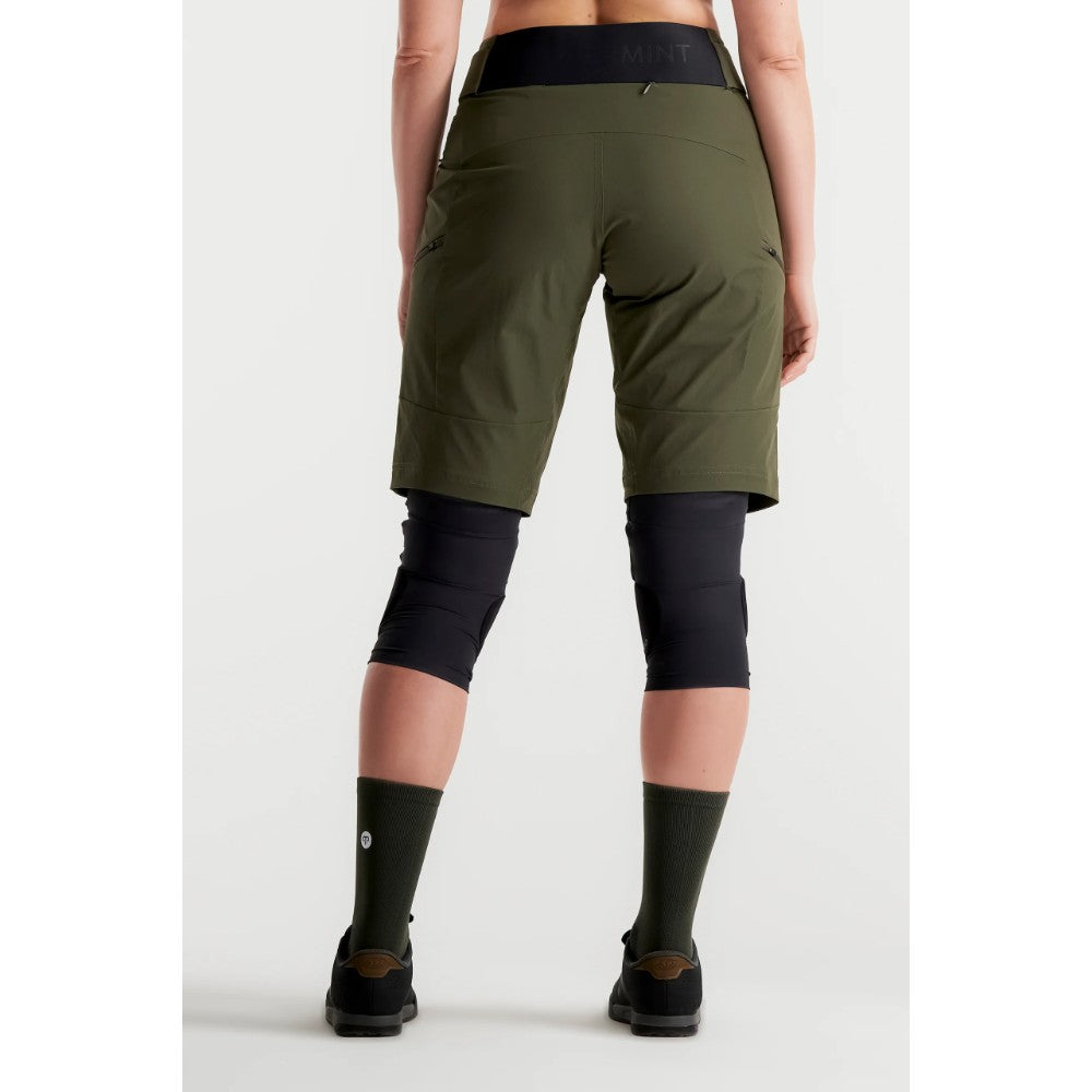 Women's Peppermint MTB Tech Shorts - Breathable & Quick-Dry Mountain Bike Shorts for Trail Riding & Outdoor Adventures