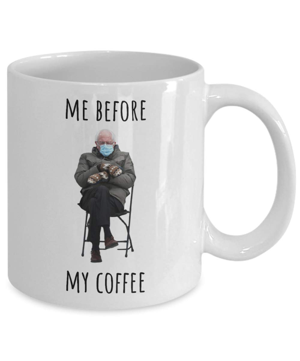 Bernie Sanders Coffee Mug - 11oz Ceramic Cup with Handle, Perfect for Tea & Hot Drinks - Great Gift for Democrats, Socialists & Liberals - Use at Home, Office or Political Events