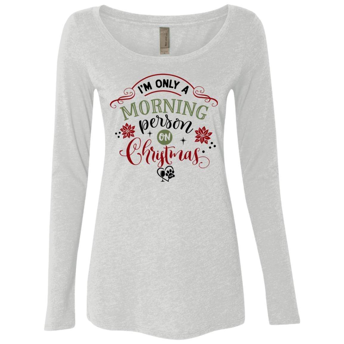 WineyBitches.Co Women's Tri-Blend Long Sleeve Scoop Neck T-Shirt - Soft Comfort Fit for Casual Wear, Lounge & Everyday Outfits