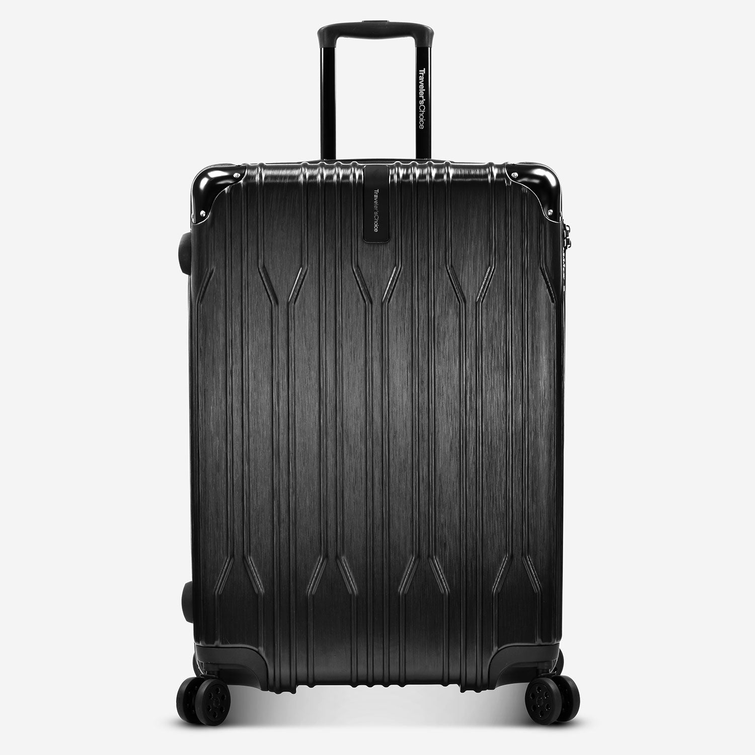 Bell Weather Large Checked Luggage - Durable Spinner Suitcase with Expandable Design for Travel & Business Trips | Perfect for International Flights & Weekend Getaways