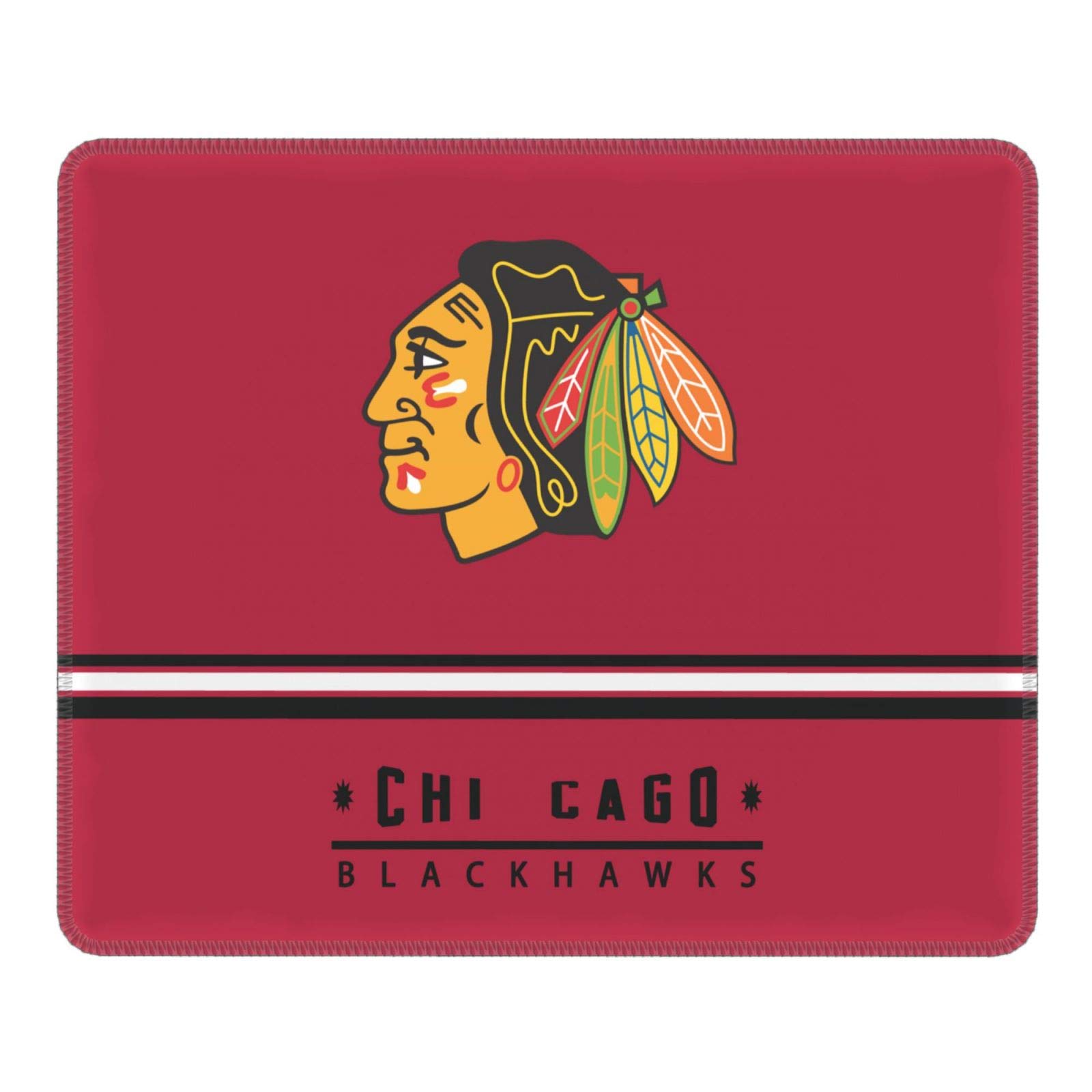 ProMark Chicago Blackhawks Hockey Team Mouse Pad - Non-Slip, Comfortable Gaming & Office Desk Accessory for Laptop & PC - Perfect for Hockey Fans, Gamers & Office Workers