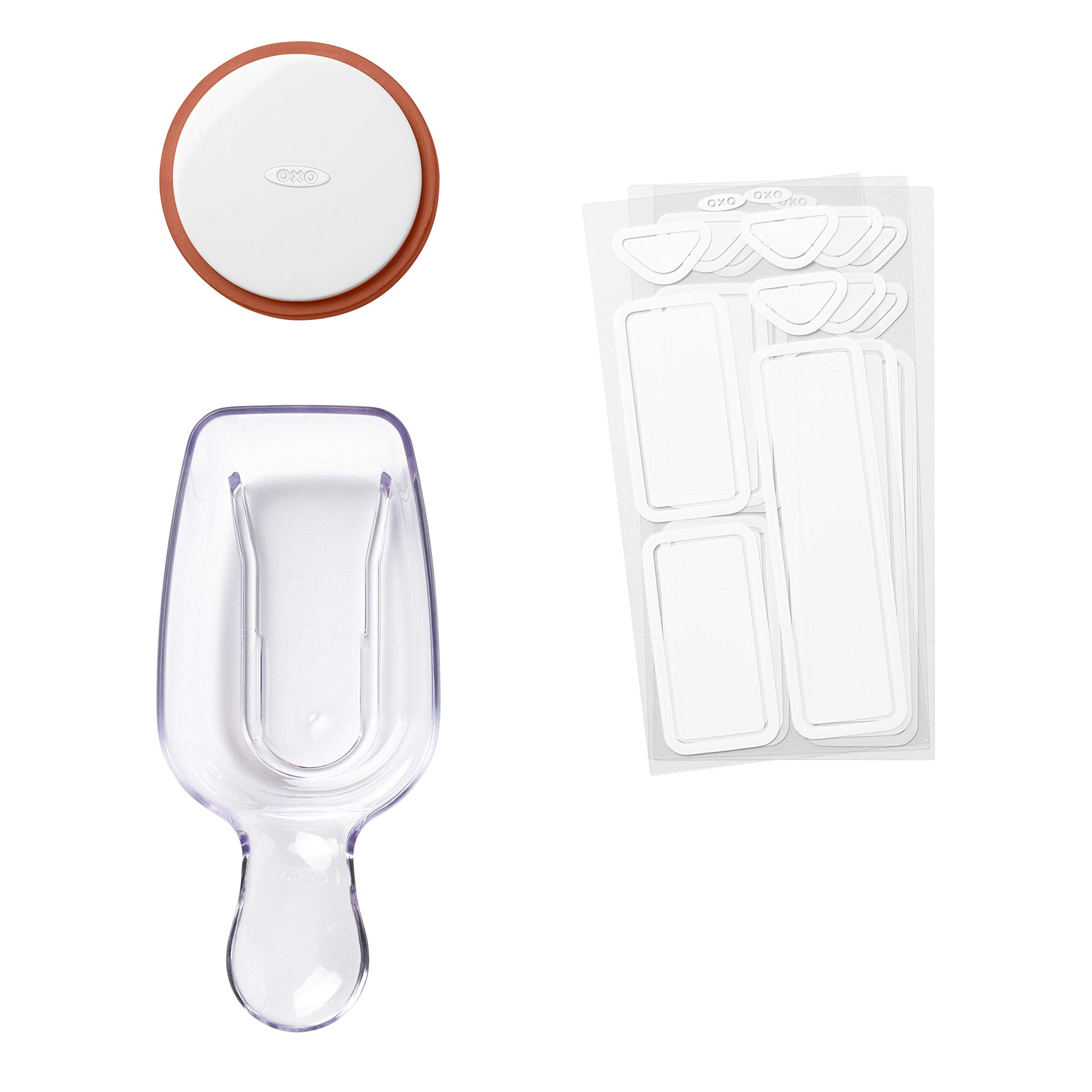 OXO Good Grips 3-Piece POP Container Starter Set - Airtight Food Storage Accessories for Kitchen Pantry Organization | Perfect for Flour, Sugar & Dry Goods