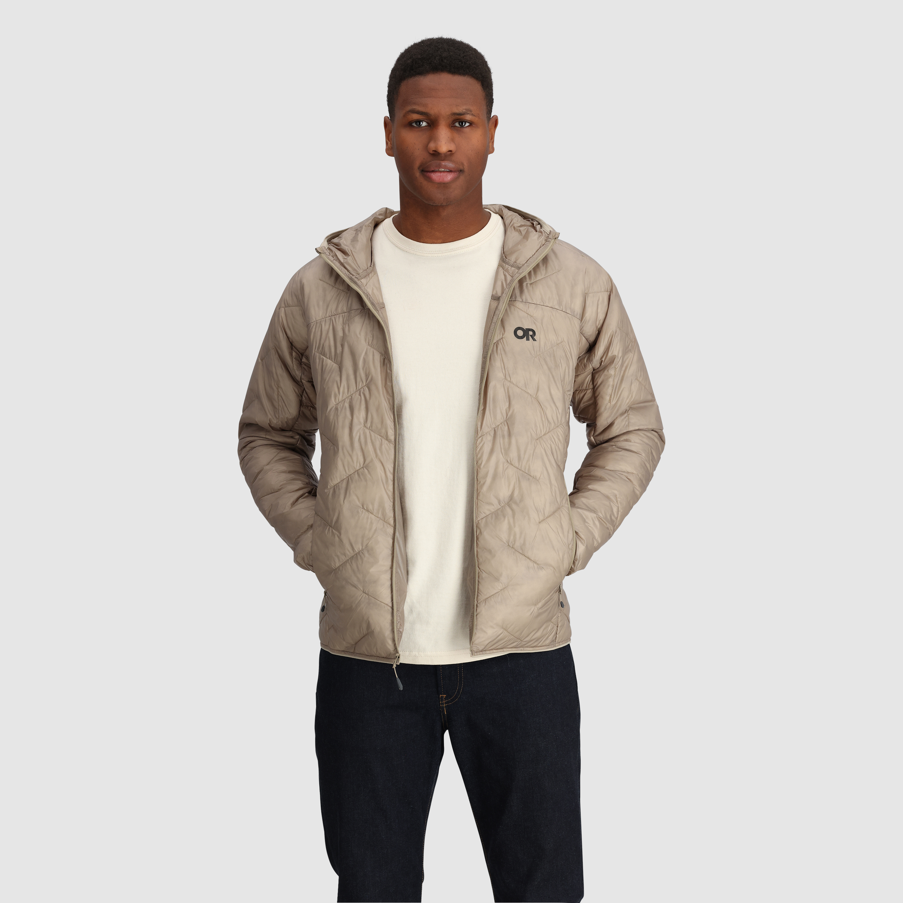 Men's SuperStrand LT Hoodie - Lightweight Water-Resistant Outdoor Jacket for Hiking, Camping & Everyday Wear