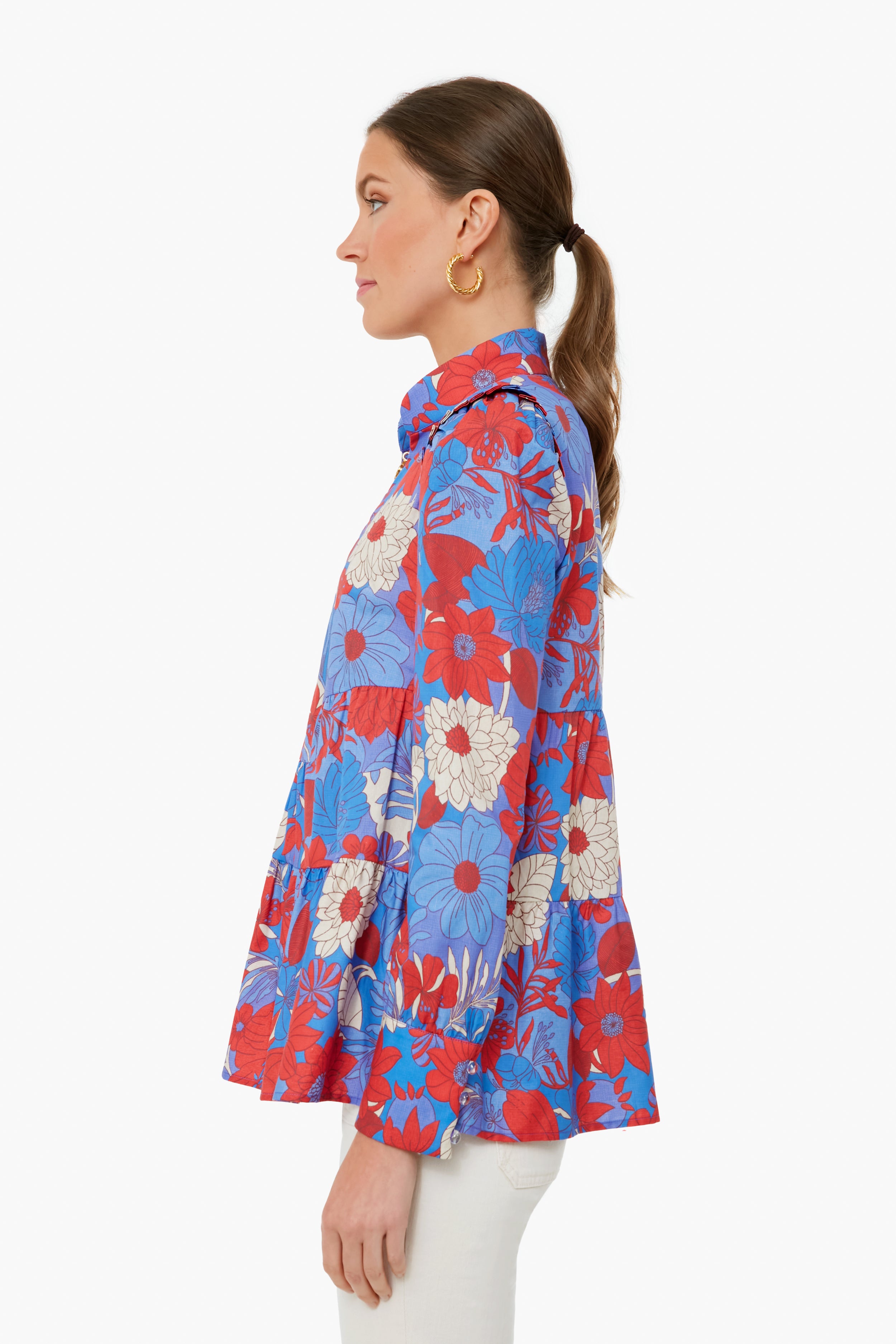 Blue Rhapsody Bristol Top - Stylish Women's Casual Blouse for Everyday Wear | Perfect for Office, Dating & Weekend Outfits