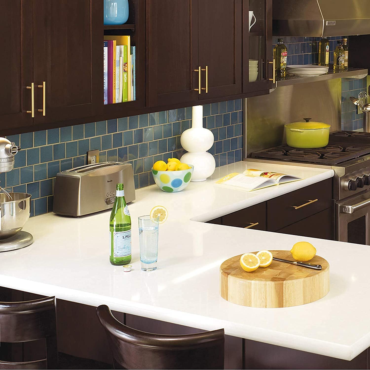 Brass Gold Cabinet Pulls 30 Pack - 4 Inch Drawer Handles for Kitchen, Bathroom & Bedroom