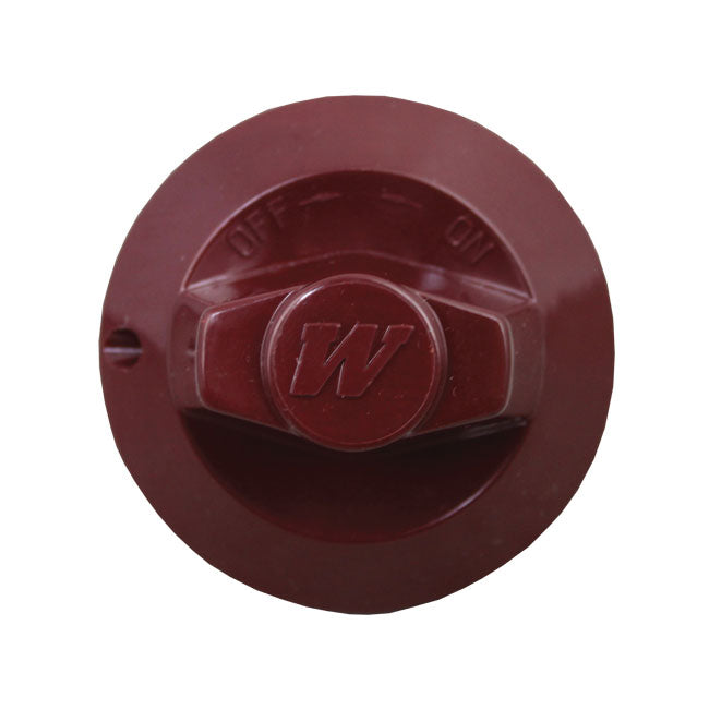 AllPoints 22 1643 Red Wolf Stove Knob with Set Screw - Replacement Gas Range Control Knob for Kitchen Appliances | Perfect for Stoves, Ovens & Cooktops