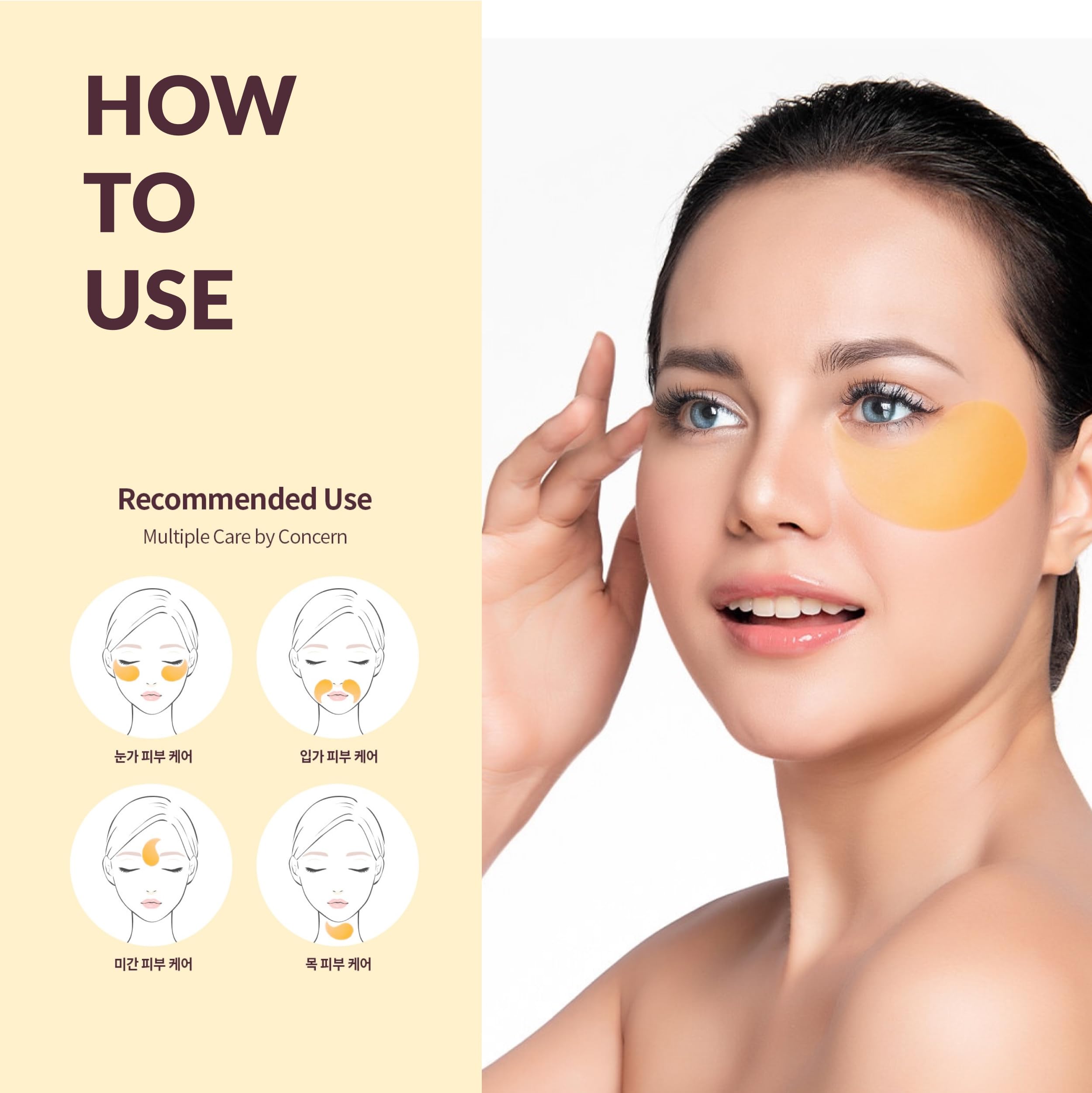 Premium Korean Hydrogel Eye Patches with Retinol & 24K Gold - Dark Circle Treatment, Anti-Puffiness & Anti-Aging Eye Mask - Infused with Collagen Booster & Vitamin C - Soothing Cooling Gel for Wrinkles & Fine Lines (60 Pcs) - Perfect for Nighttime Skincare & Travel Beauty Routine