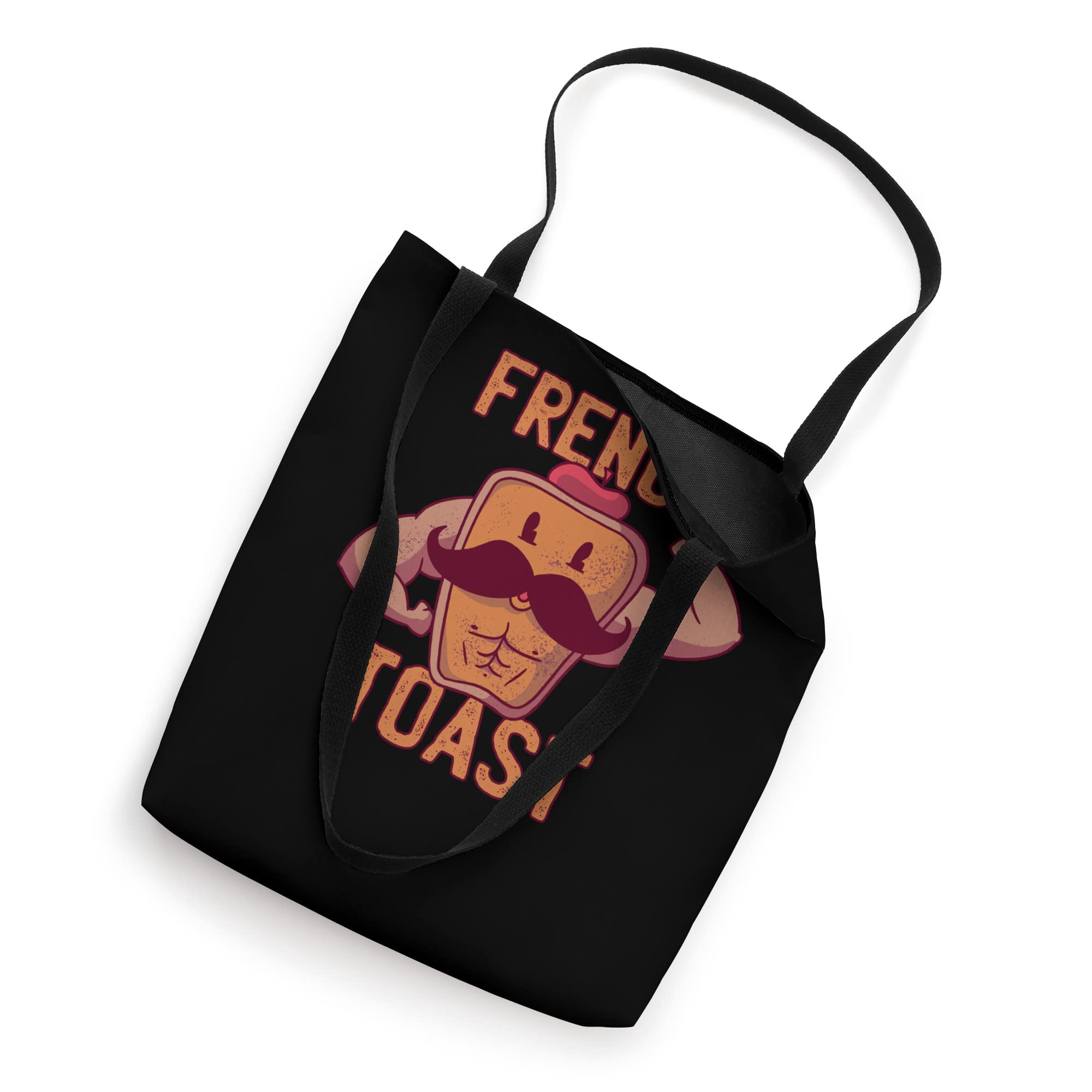 French Toast Tote Bag - Funny Breakfast Bread Design for Women & Men - Perfect for Grocery Shopping, Beach Trips, and Daily Use