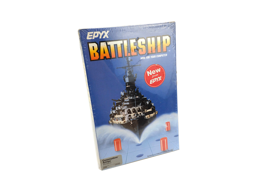 Battleship Amiga Video Game Software - New & Sealed (NIB) by EPYX - Classic Strategy Game for Retro Gaming Enthusiasts | Perfect for Collectors and Nostalgic Gamers