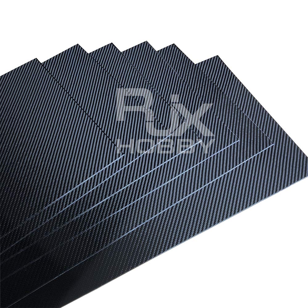 3K Full Carbon Fiber Plate 600x600x1.5mm - 100% Pure Carbon Fiber Sheet with Cross Grain & Matte Surface - Ideal for Automotive, Aerospace, and DIY Projects