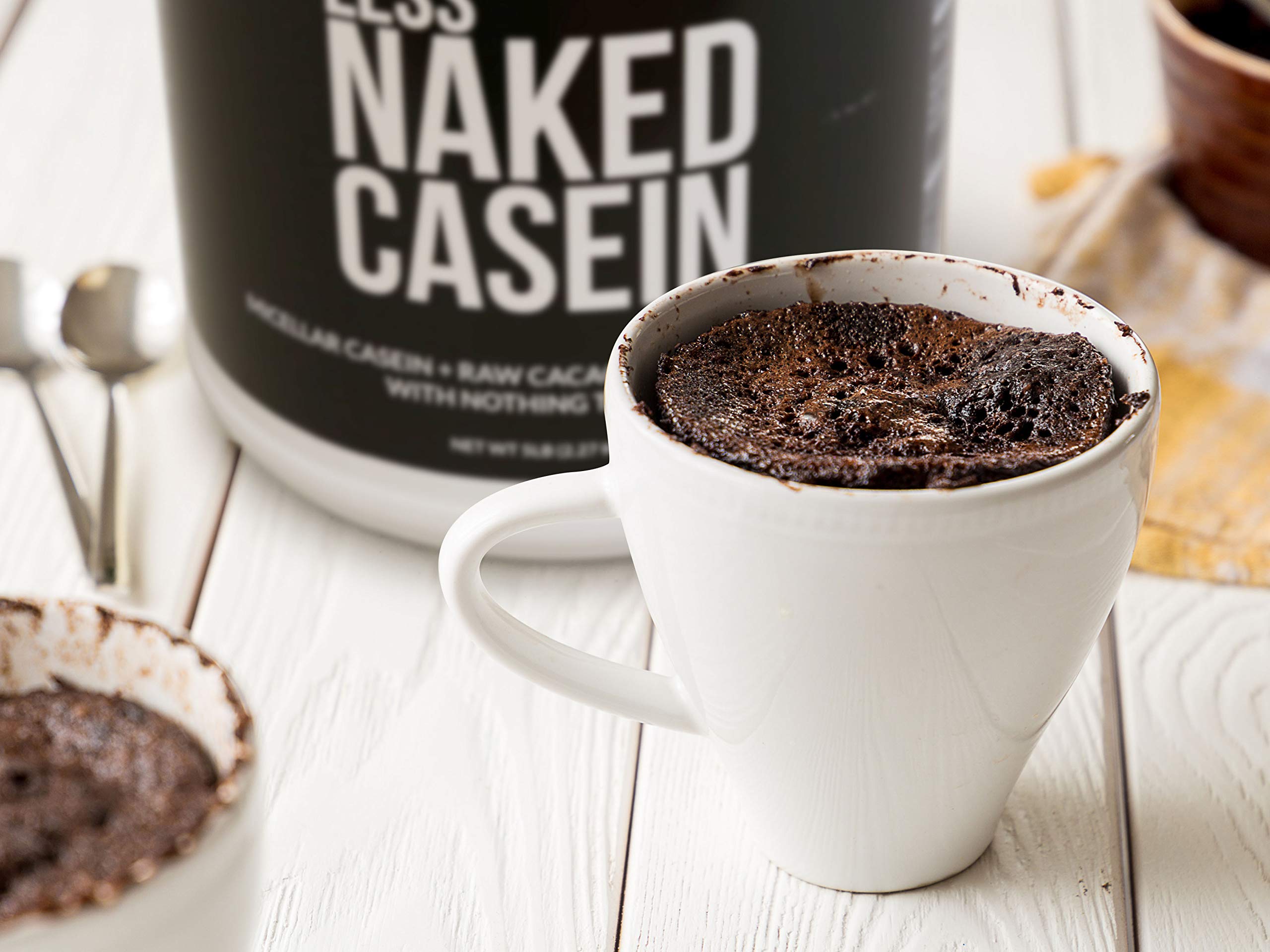 Naked Chocolate Casein Protein Powder - 5lb Bulk, GMO-Free, Gluten-Free, Soy-Free & Preservative-Free - Supports Muscle Growth & Recovery - 60 Servings - Perfect for Post-Workout & Nighttime Protein Supplement