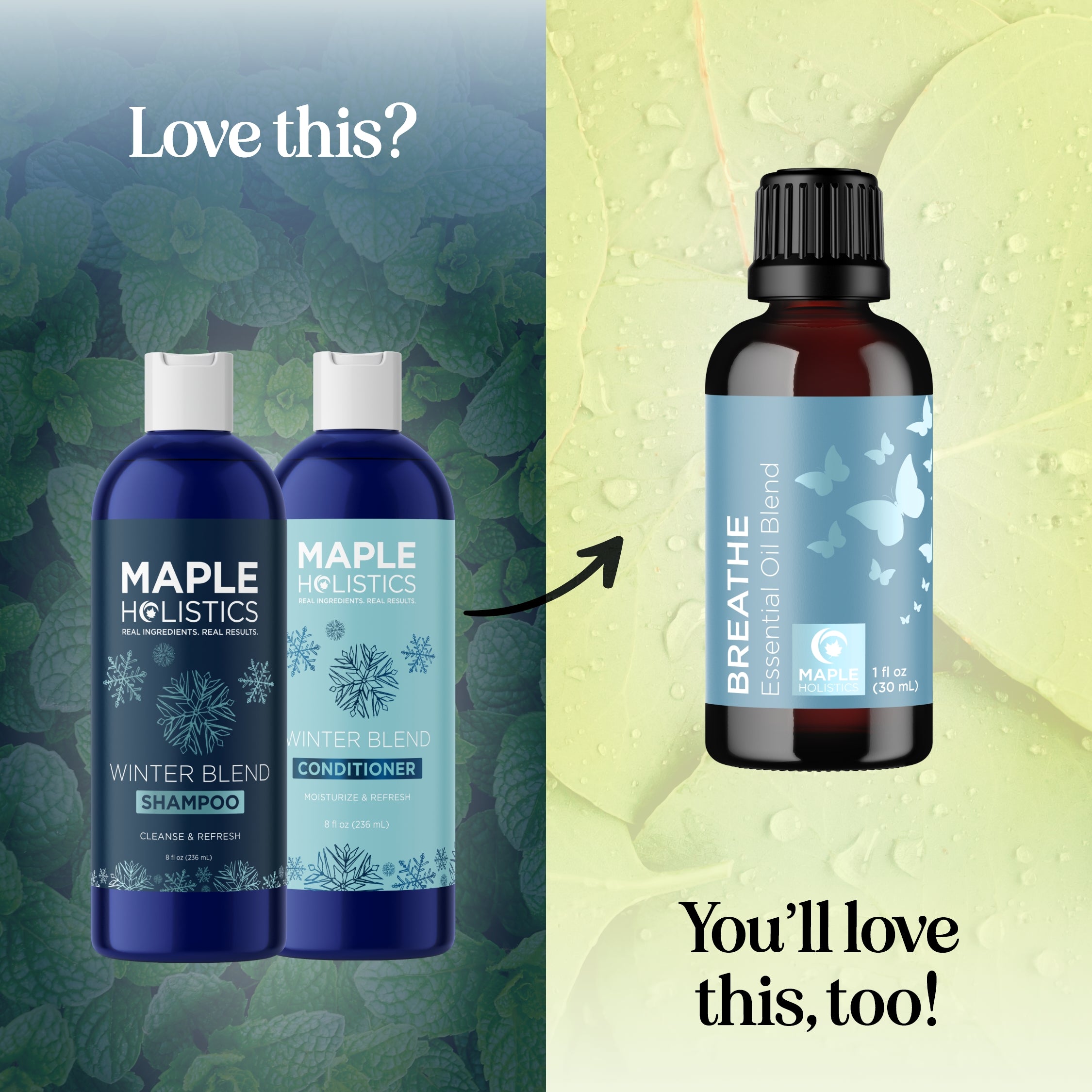 Winter Blend Shampoo & Conditioner Set for Dry Hair - Hydrating & Nourishing Hair Care Duo for Cold Weather | Perfect for Winter Hair Protection & Moisturizing