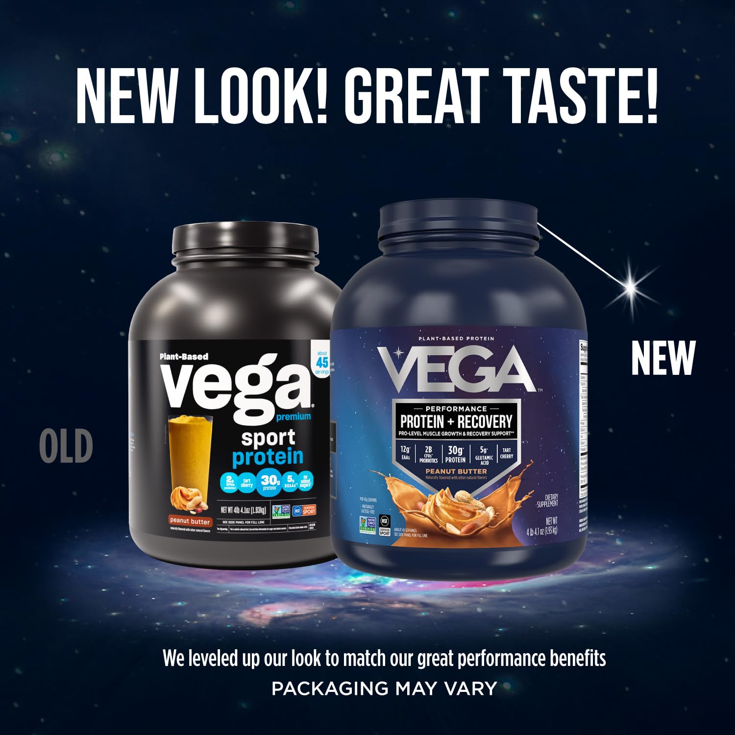 Vega Sport Premium Vegan Protein Powder - Chocolate Flavor (45 Servings, 4lbs 5.9oz) | 30g Plant-Based Protein, 5g BCAAs | Dairy-Free, Gluten-Free, Non-GMO Pea Protein for Men & Women | Ideal for Post-Workout Recovery, Muscle Building & Healthy Lifestyle (Packaging May Vary)