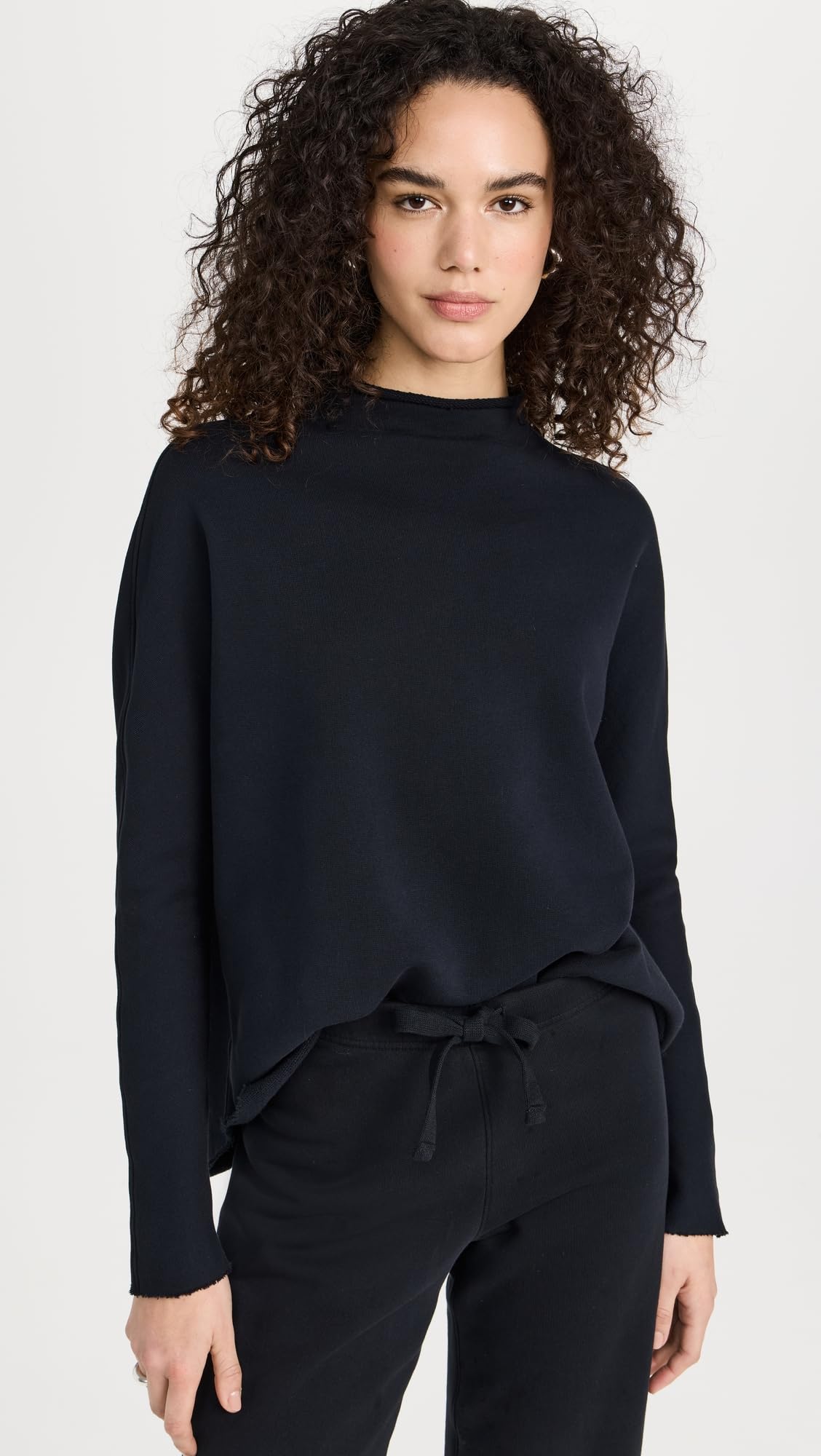 Frank & Eileen Women's Effie Long Sleeve Funnel Neck Capelet Sweater - Soft Cashmere Blend Winter Pullover for Work, Date Night & Holiday Outfits