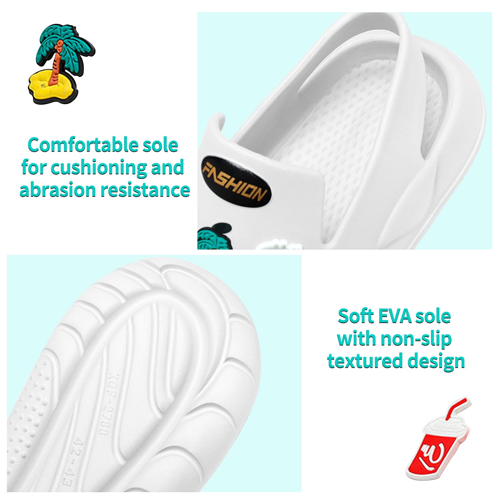 **Breathable Unisex Garden Clogs - Comfortable Slip-On Beach Sandals for Women & Men | Perfect for Summer, Gardening & Outdoor Activities**