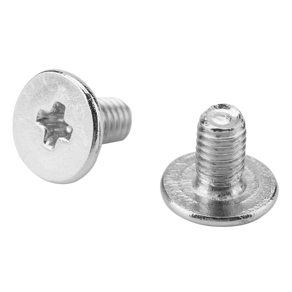 10PCS/Set Brass Rivet Studs Screw Back Round Ring Head Leathercraft Parts for Bags, Belts, Shoes & DIY Leather Projects - Perfect for Leather Crafting, Handmade Accessories & Fashion Design (2 Sets)