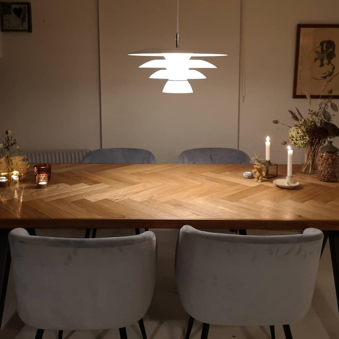 DaVinci Pendant Lamp - Modern Glass Ceiling Light Fixture for Dining Room, Kitchen Island & Living Room Decor