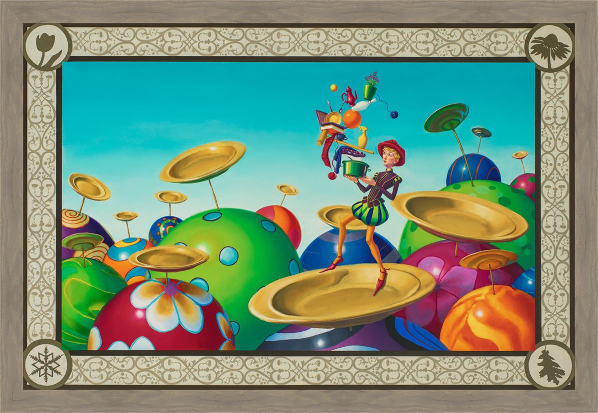 Finding Balance Large Wall Art - Modern Abstract Canvas Painting for Living Room, Bedroom & Office Decor | Home & Office Wall Decorations