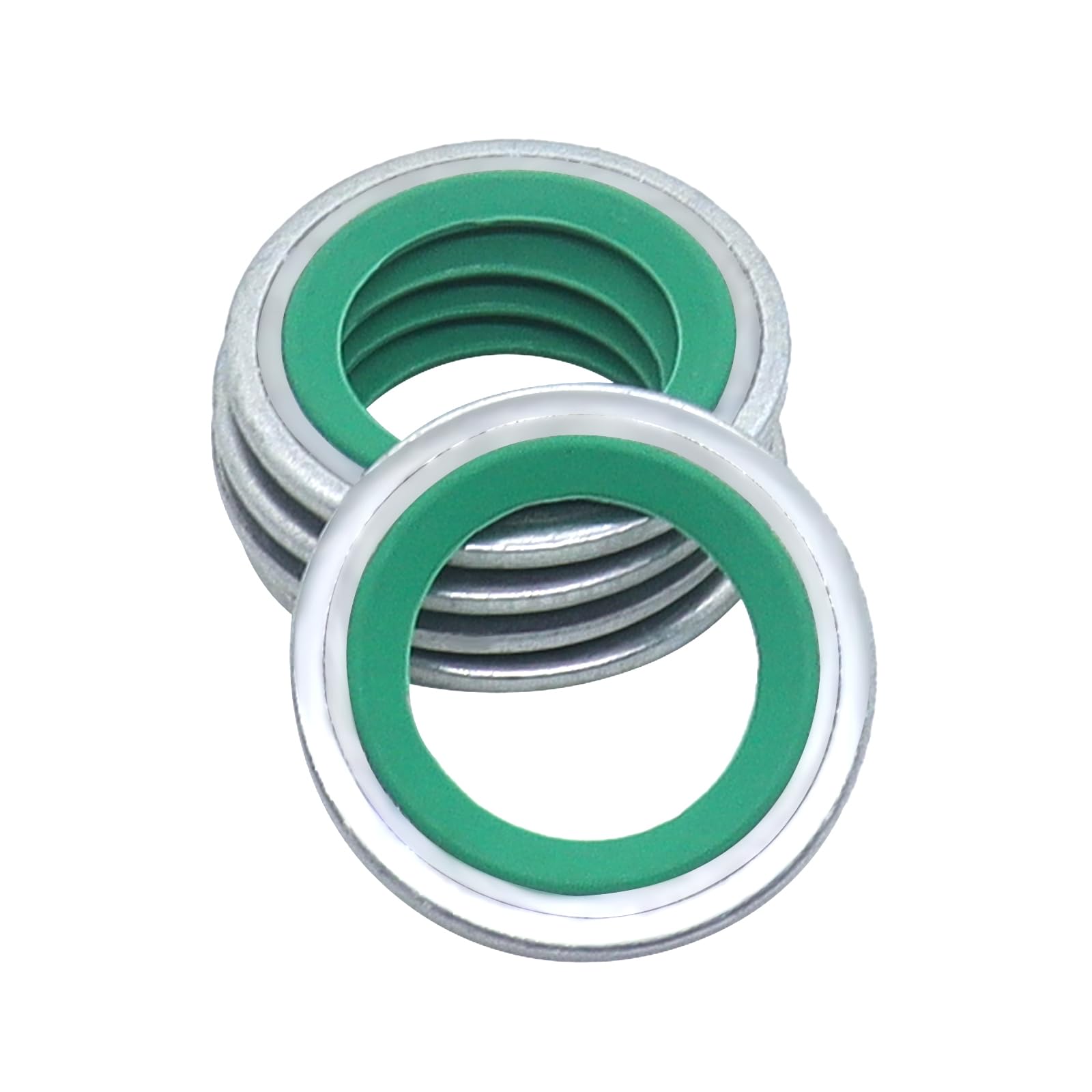 High-Quality Air Conditioning Compressor Port Seal Washer Kit - 45-Piece A/C Gasket Assortment (Green) for Car AC Repair & Maintenance - Perfect for Mechanics, DIY Auto Fixes & HVAC System Servicing