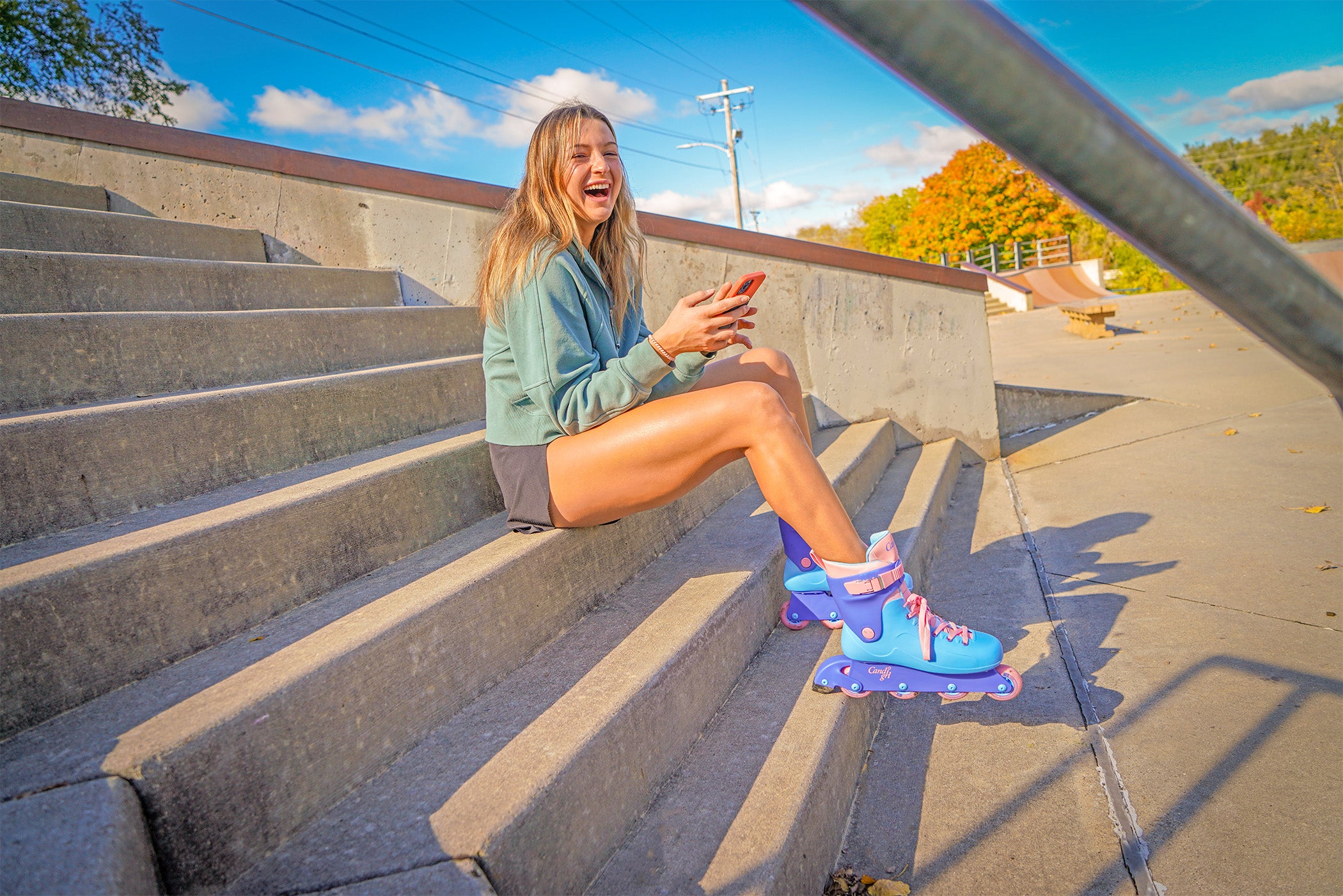 Candi Grl South Beach Inline Skates for Women - Comfortable Rollerblades for Outdoor Fitness & Street Skating - Perfect for Beach Cruising, Park Trails & Urban Commuting
