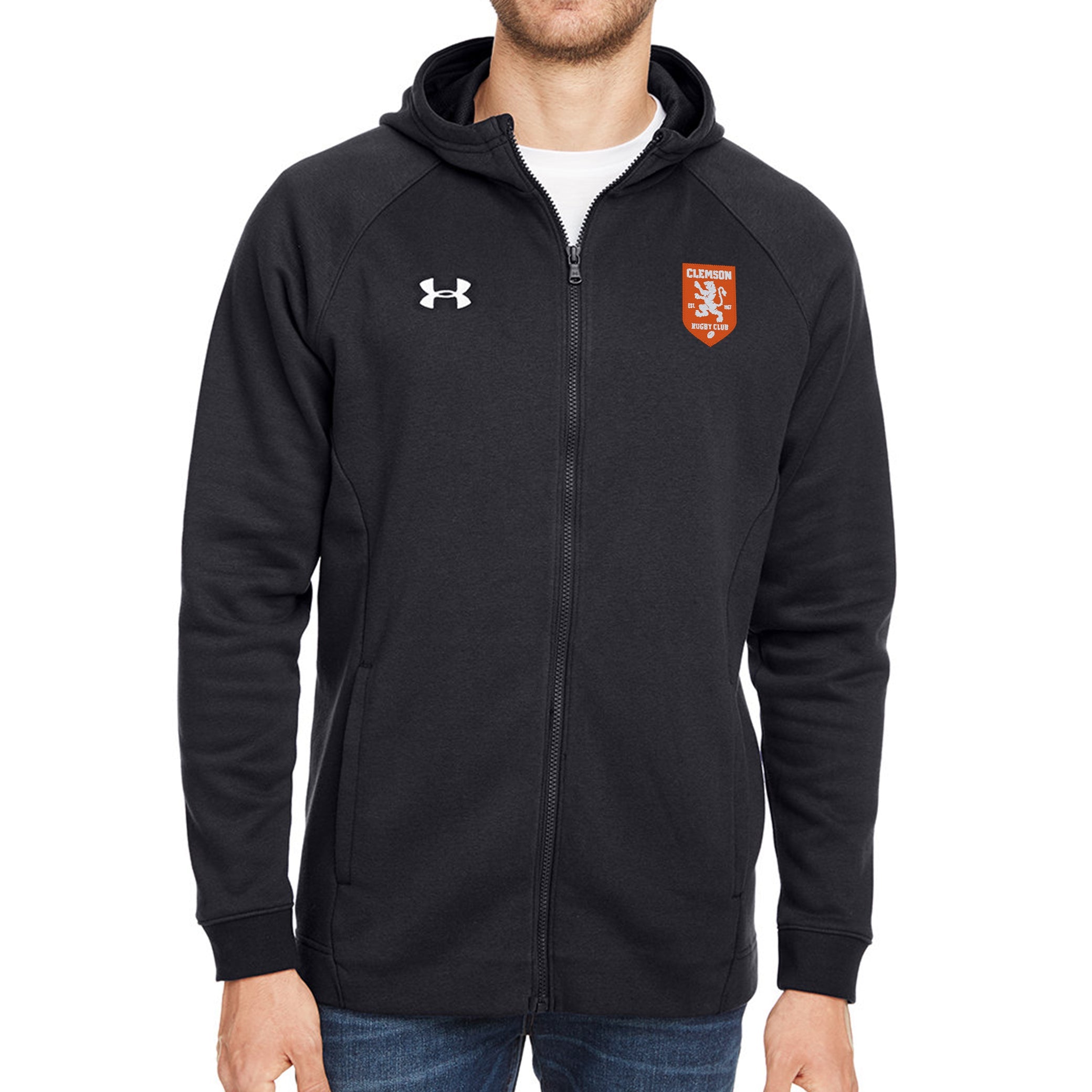 Clemson Tigers Rugby Zip-Up Hoodie for Men & Women - Comfortable & Stylish Pullover for Game Day, Casual Wear & Outdoor Activities