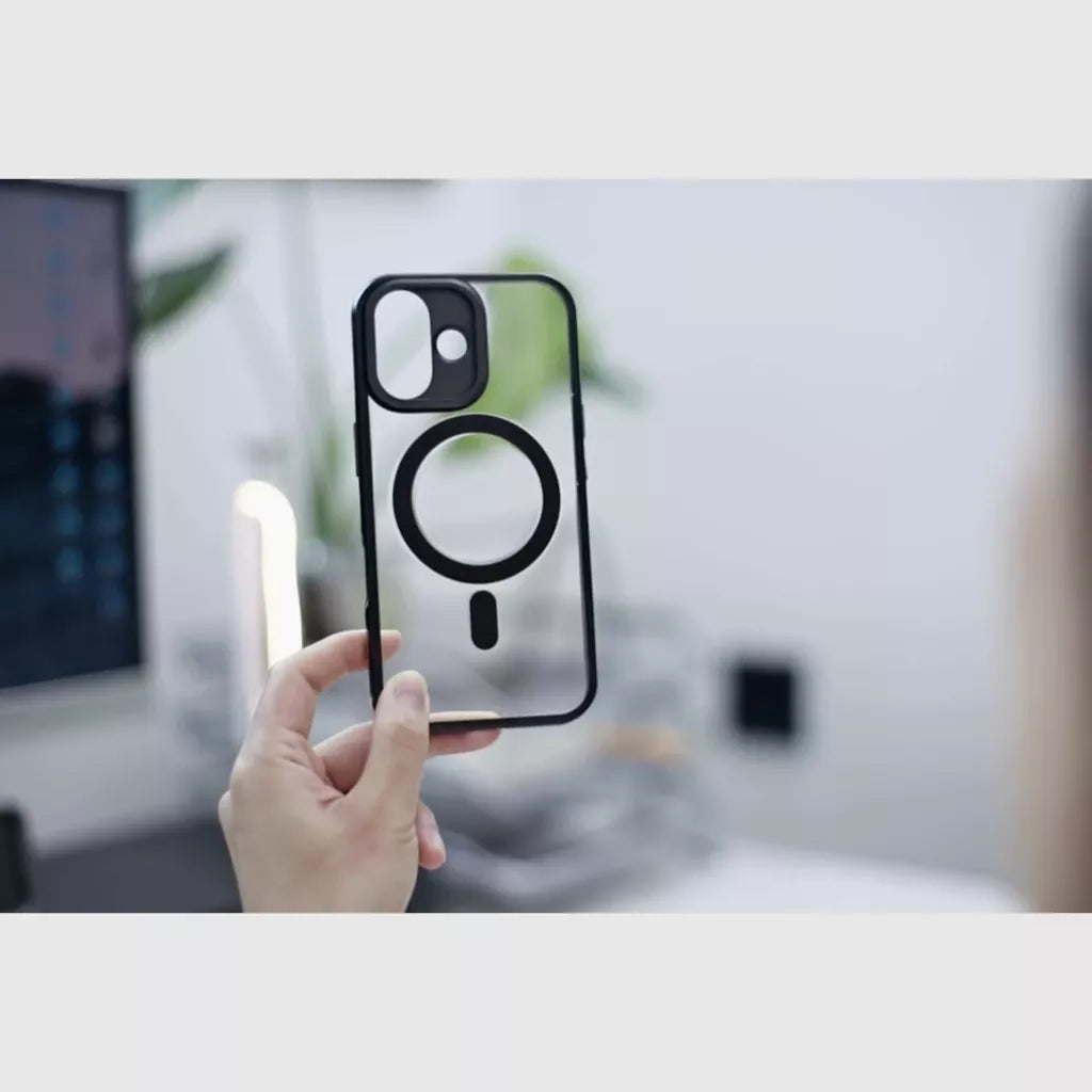 iPhone 15 Plus Grip Case with MagSafe - Shockproof Protective Cover for Secure Hold - Perfect for Outdoor Activities, Gym & Daily Use