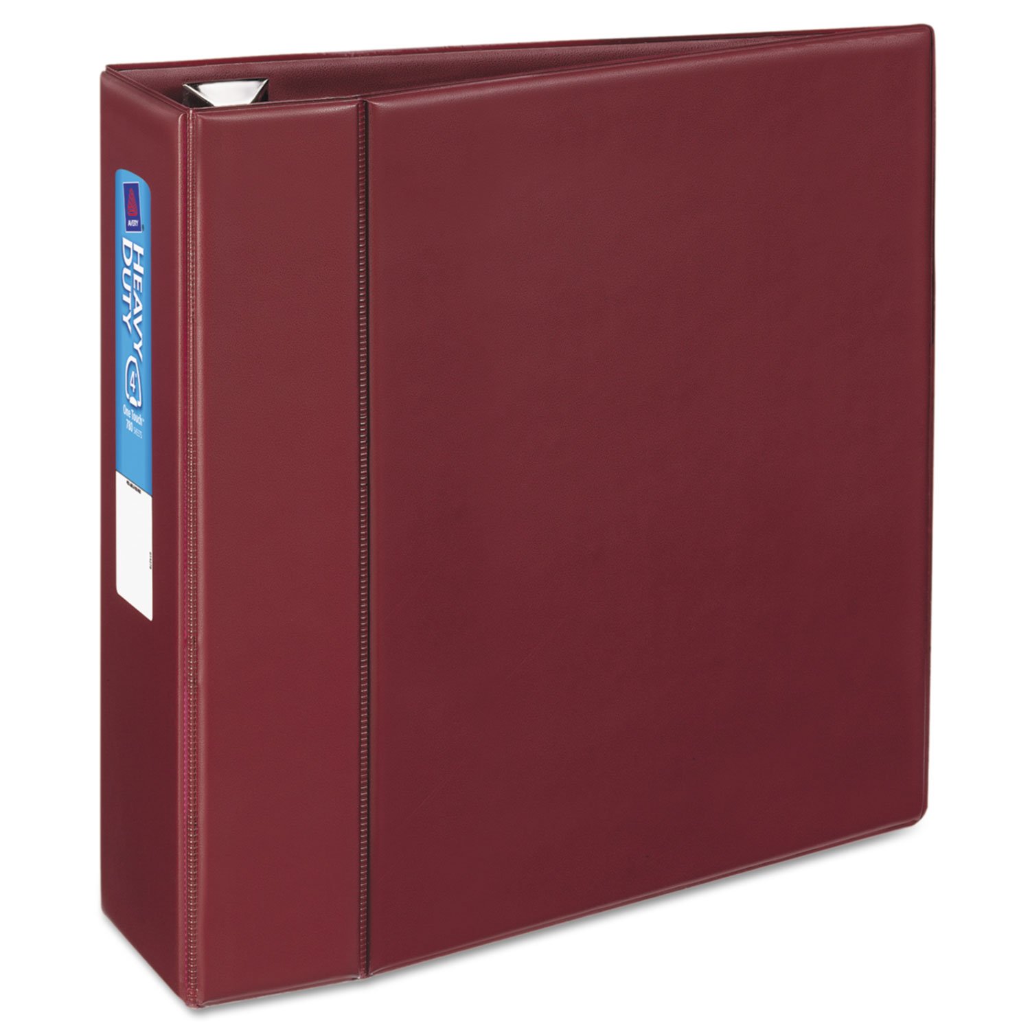 Avery Heavy-Duty 3 Ring Binder with One Touch EZD Rings - 4 Inch Capacity, 4.5 Inch Spine, Maroon (Model 79364) - Perfect for School, Office & Document Organization