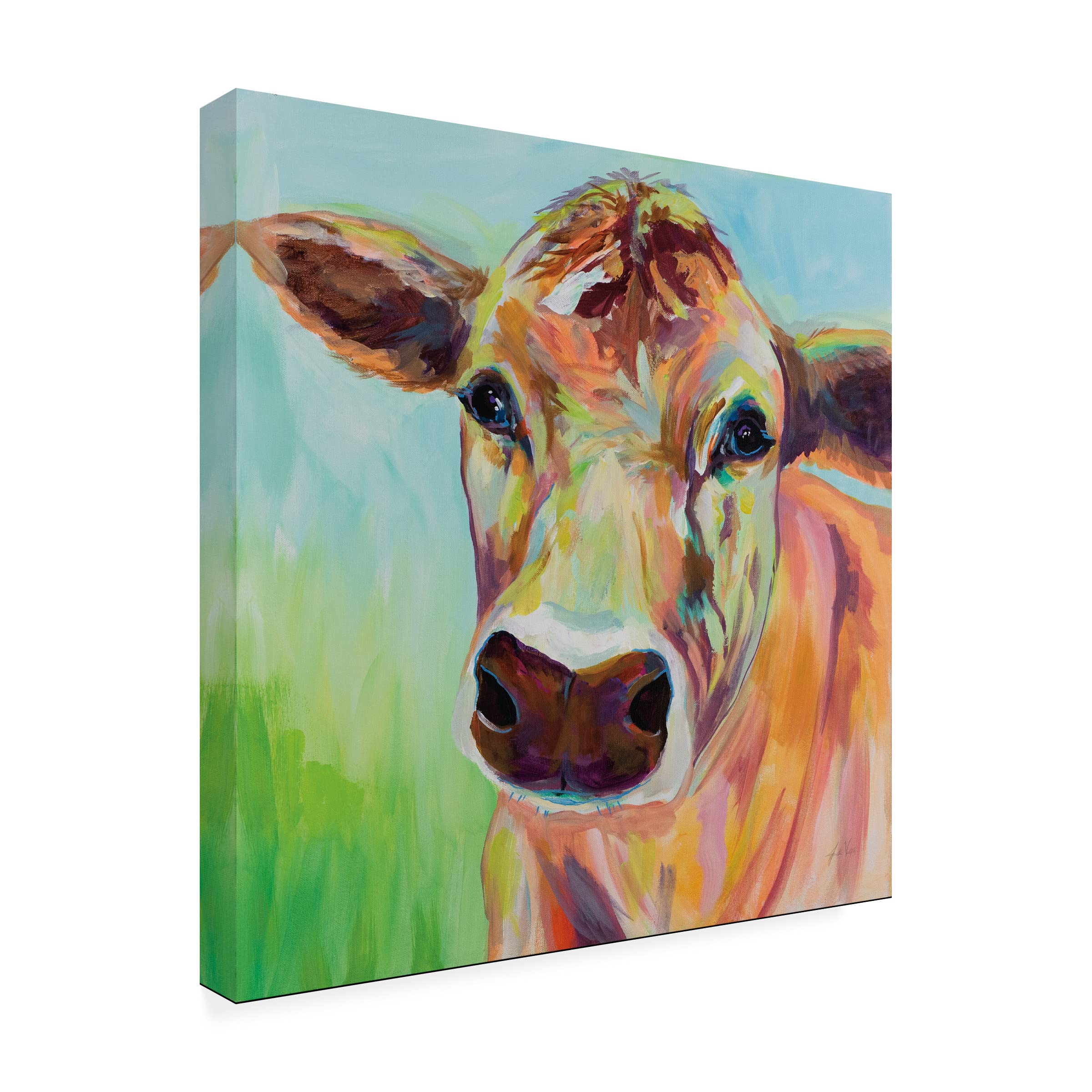 Jeanette Vertentes 'Brody' Canvas Art Print - 18x18 Inch Modern Wall Decor for Living Room, Bedroom & Office | Trademark Fine Art Collection