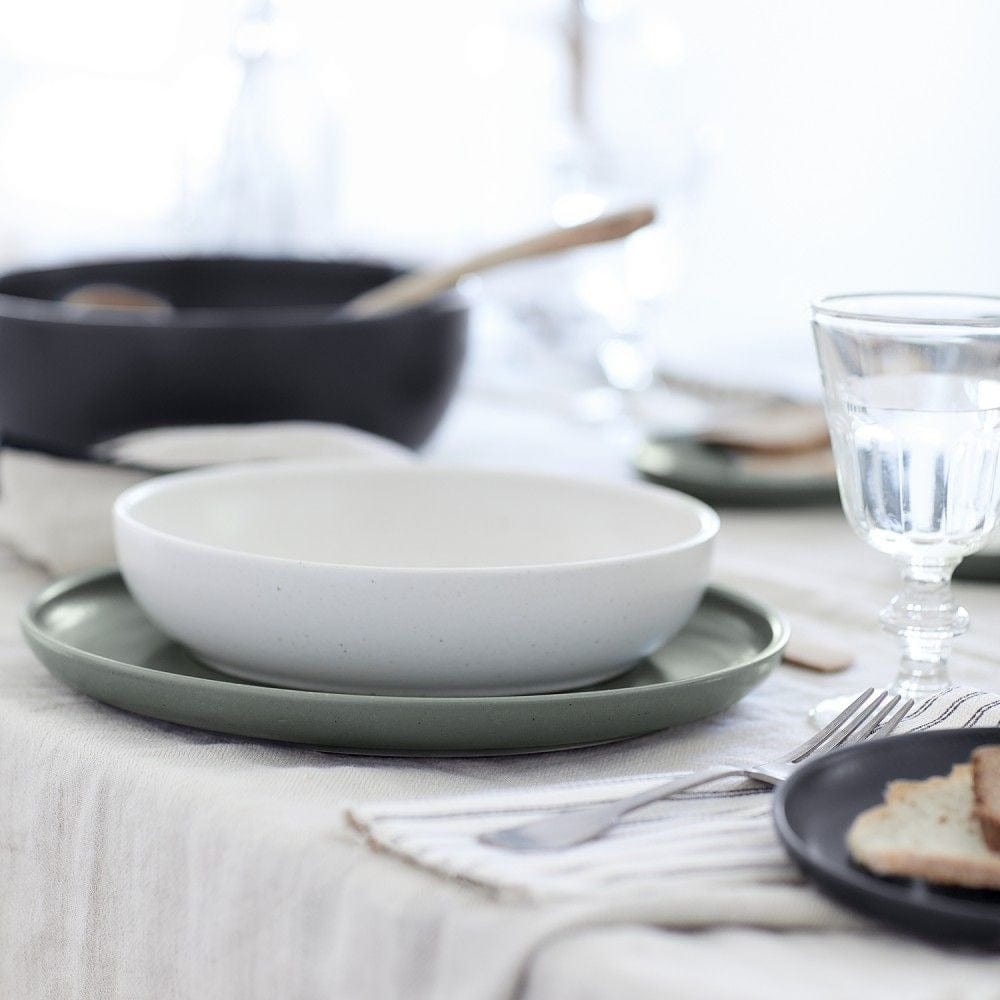 Casafina Pacifica Soup and Pasta Bowls Set - Durable Ceramic Dinnerware in Multiple Colors - Perfect for Home Dining, Restaurants & Gifts