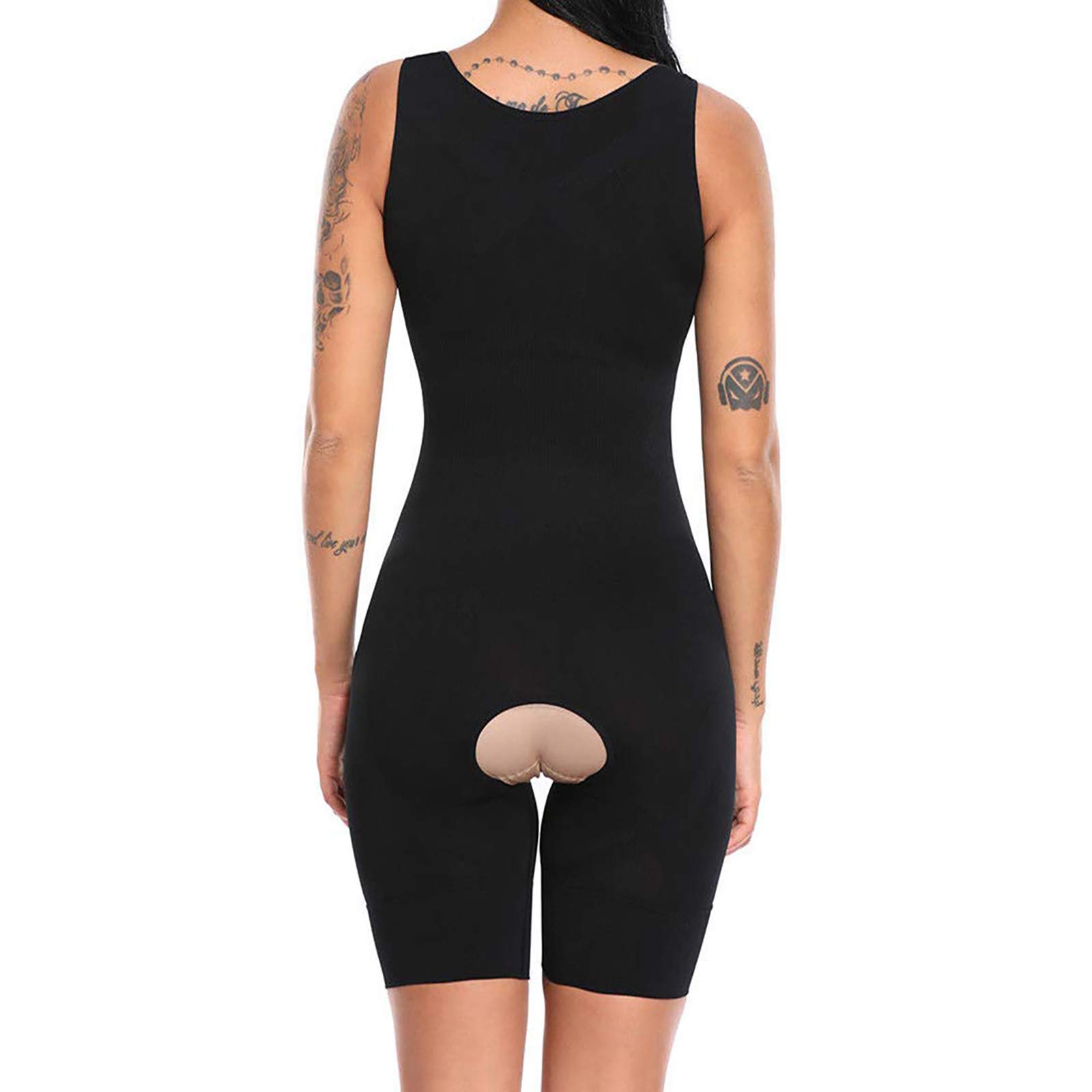 Sinzelimin Women's Shapewear - Tummy Control Colombian Fajas Open Bust Bodysuit for Waist Slimming & Body Shaping | Perfect for Wedding, Evening Dresses & Everyday Wear