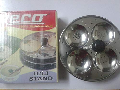 Stainless Steel Idli Maker Stand - 3 Piece Kitchen Appliance for Indian Cooking | Perfect for Making Idli, Dosa & Steamed Snacks at Home