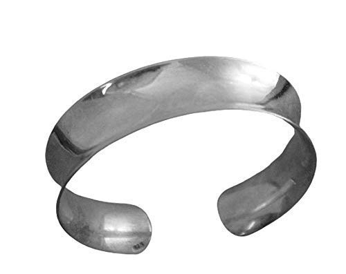 Handmade Smooth Sterling Silver 15mm Cuff Polished Bangle Bracelet for Women - Elegant Jewelry Gift for Birthday, Valentine's Day, Mother's Day - Perfect for Weddings, Anniversaries & Special Occasions