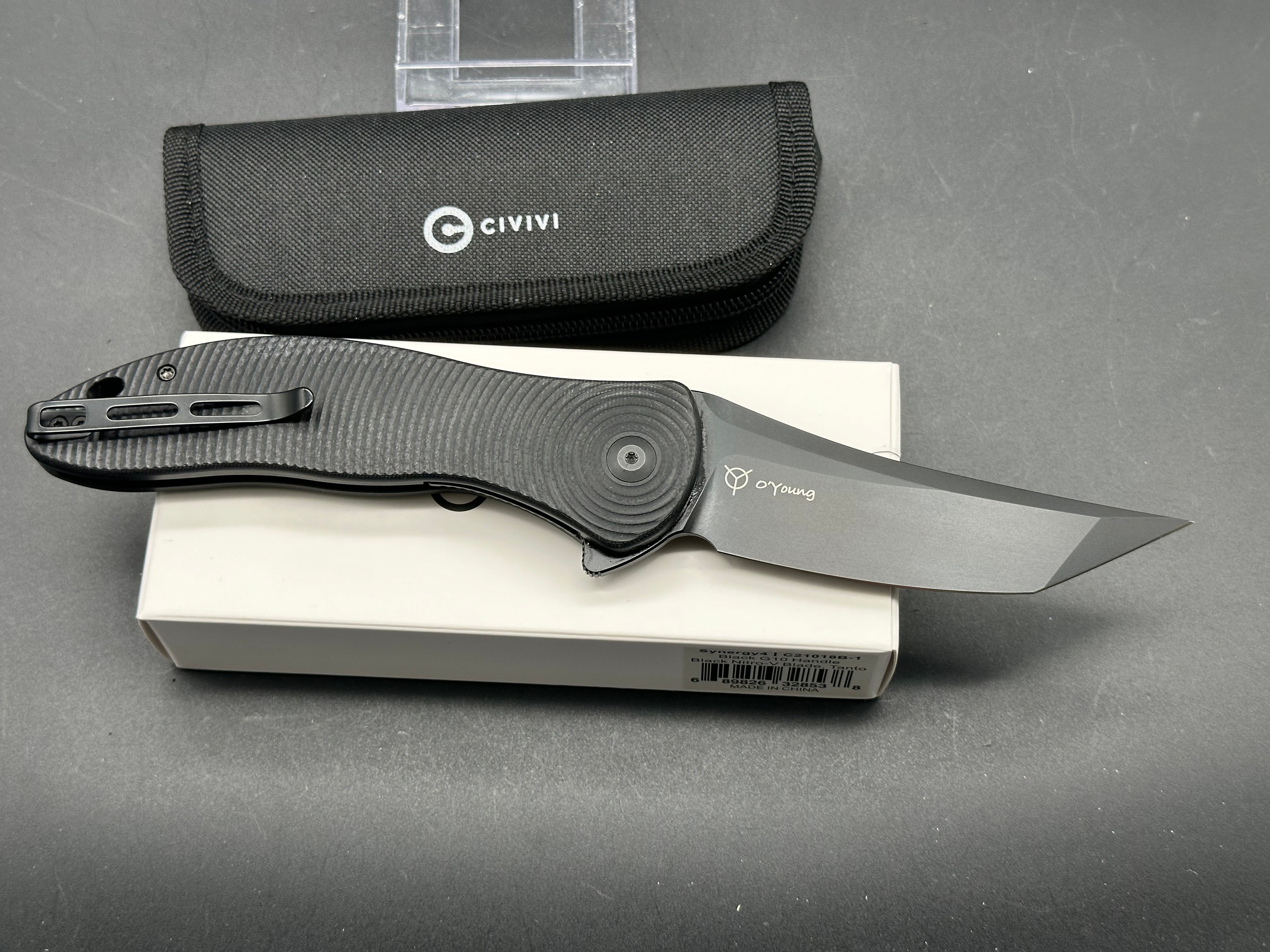 Civivi Synergy4 NitroV Folding Pocket Knife - Premium EDC Knife for Outdoor Camping, Hiking & Survival Gear | Tactical Utility Knife with Smooth Action & Durable Nitro-V Steel Blade