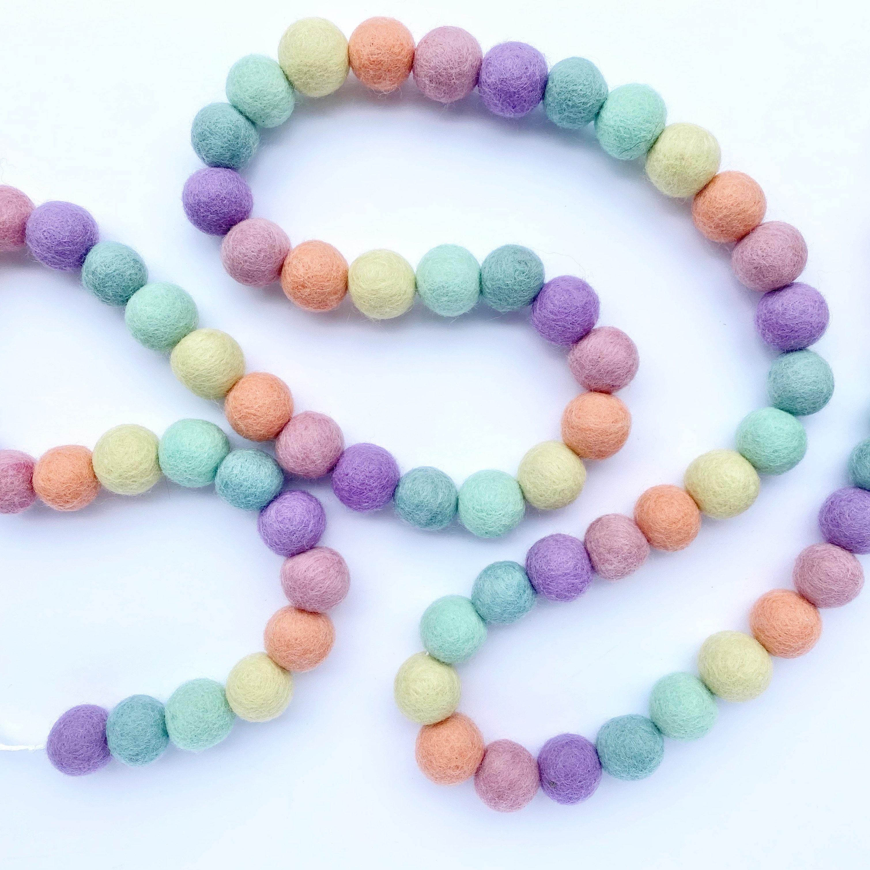 Pastel Rainbow Garland - 12ft Colorful Party Decorations for Baby Showers, Birthday Parties, and Nursery Room Decor - Perfect for DIY Backdrops and Photo Booth Props
