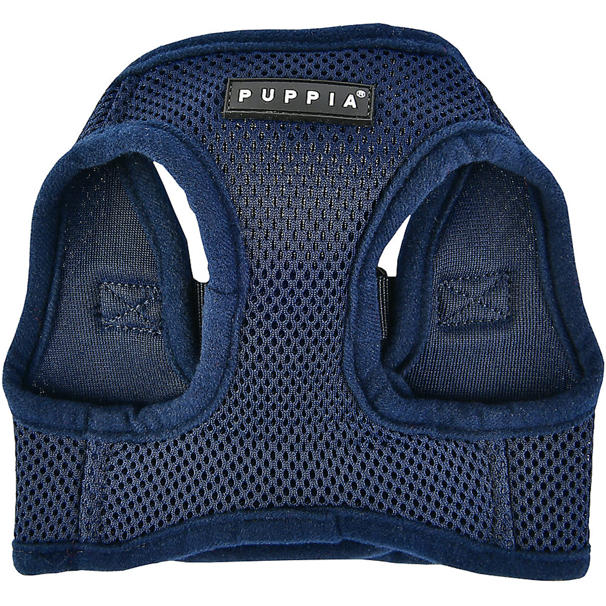 Puppia Navy Soft Step-In Dog Harness Vest - Adjustable Pet Harness for Small & Medium Dogs - Comfortable & Secure for Walking, Training & Outdoor Adventures