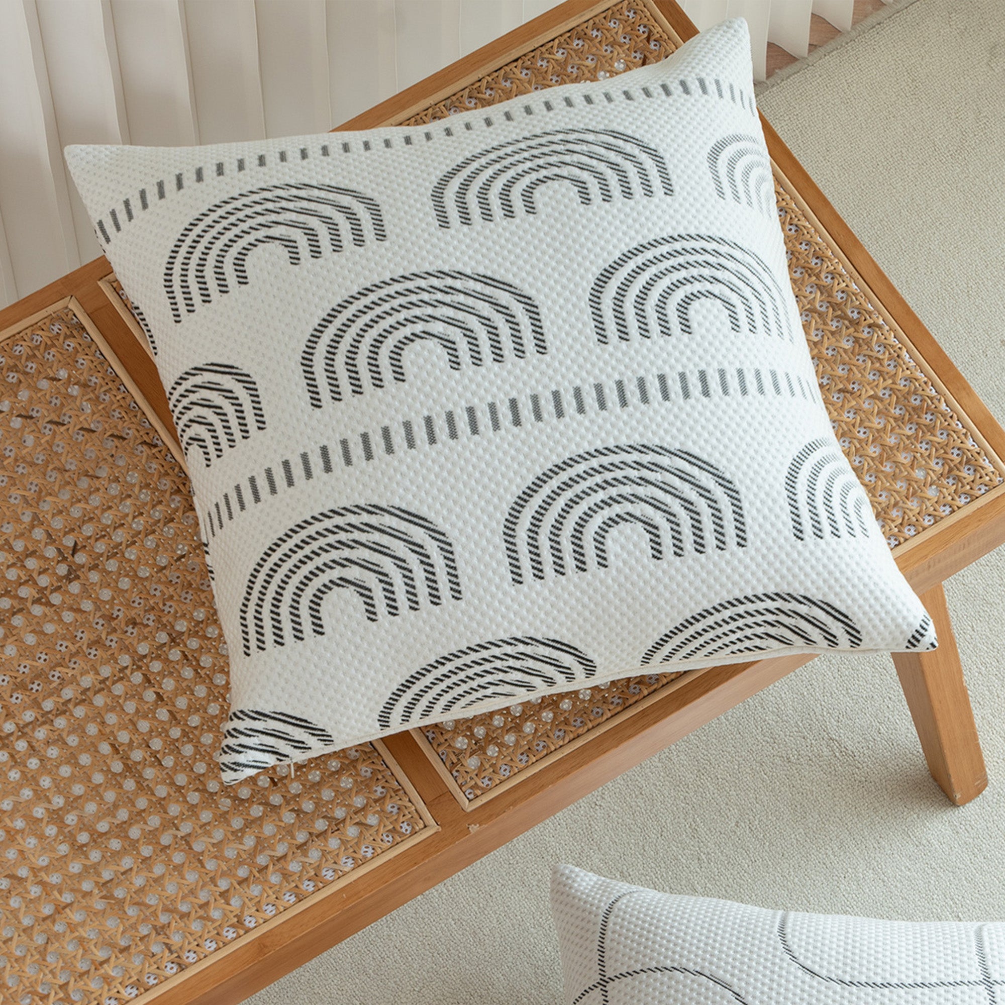 Breathable Cooling Knit Arch Support Cushion Cover - Perfect for Office Chairs, Car Seats & Home Comfort
