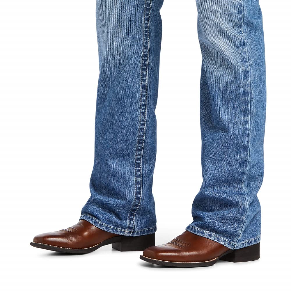 ARIAT Men's M4 Relaxed Stretch Goldfield Boot Cut Jeans - Comfortable Western Denim Pants for Cowboy Work & Casual Wear