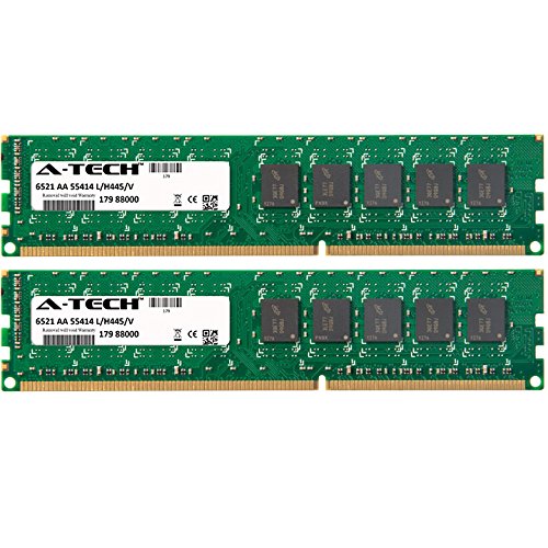 4GB (2x2GB) DDR3 ECC Unbuffered RAM for Asus Essentio CG5290 Desktop - PC3-10600E 1333MHz Single Rank Memory Module - Genuine A-Tech Brand - Perfect for Server Upgrades & Desktop Performance Enhancement