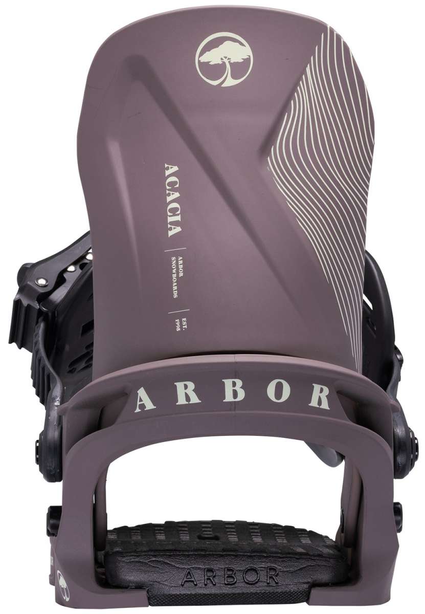 Arbor Women's Acacia Snowboard Bindings 2024 - Lightweight & Responsive for All-Mountain Riding - Perfect for Freestyle & Powder Snowboarding