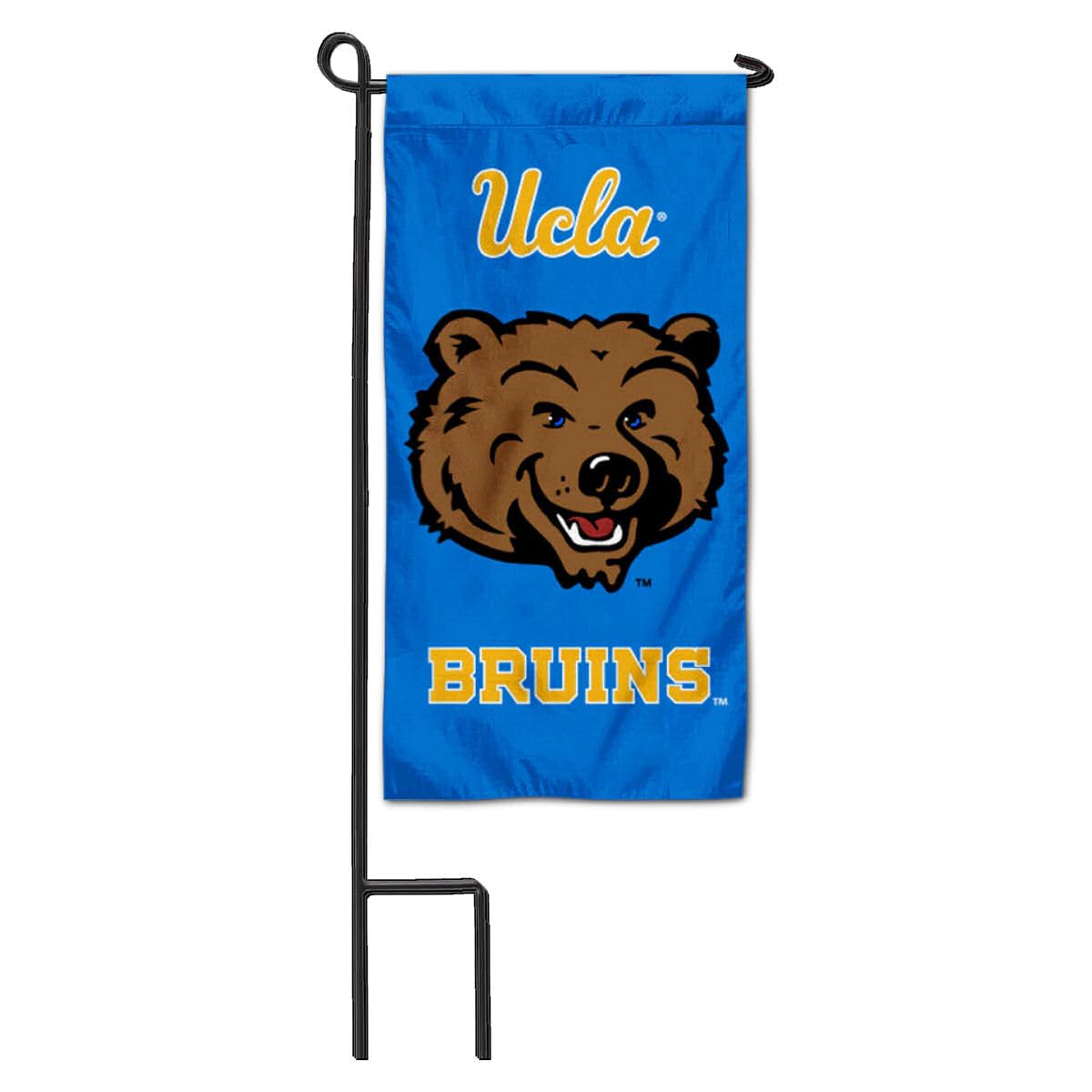 UCLA Bruins Mini Garden Flag & Flower Pot Topper - Decorative College Flags for Outdoor & Indoor Use - Perfect for Game Day, Graduation, and Campus Decor
