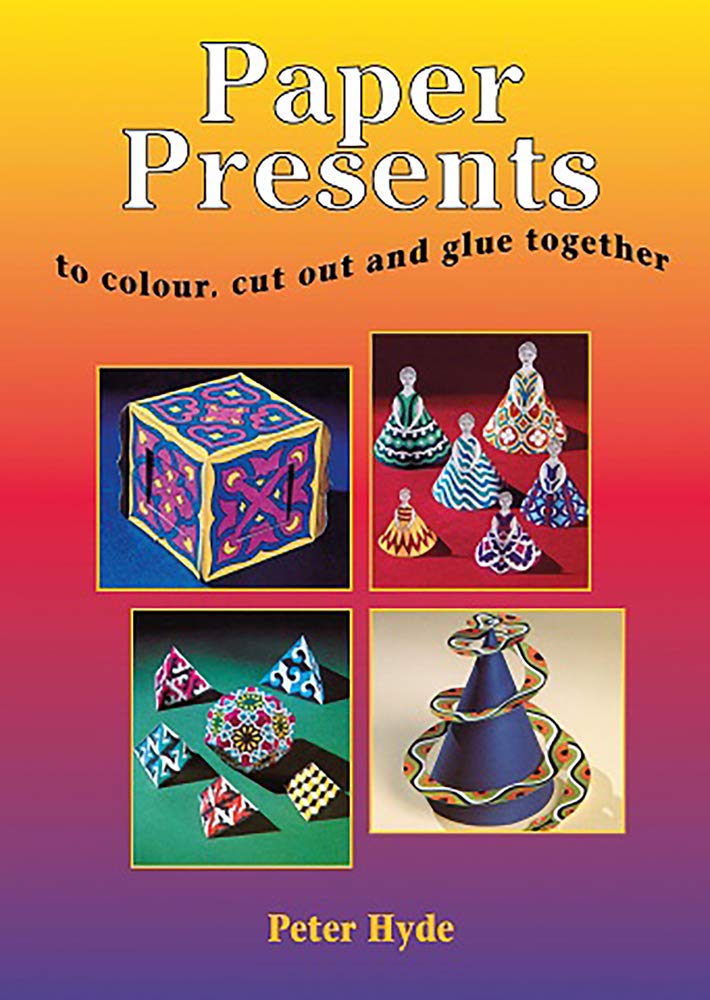 Paper Presents: DIY Coloring, Cut-Out and Glue Craft Kit for Kids - Perfect for Birthday Parties, Classroom Activities & Creative Play