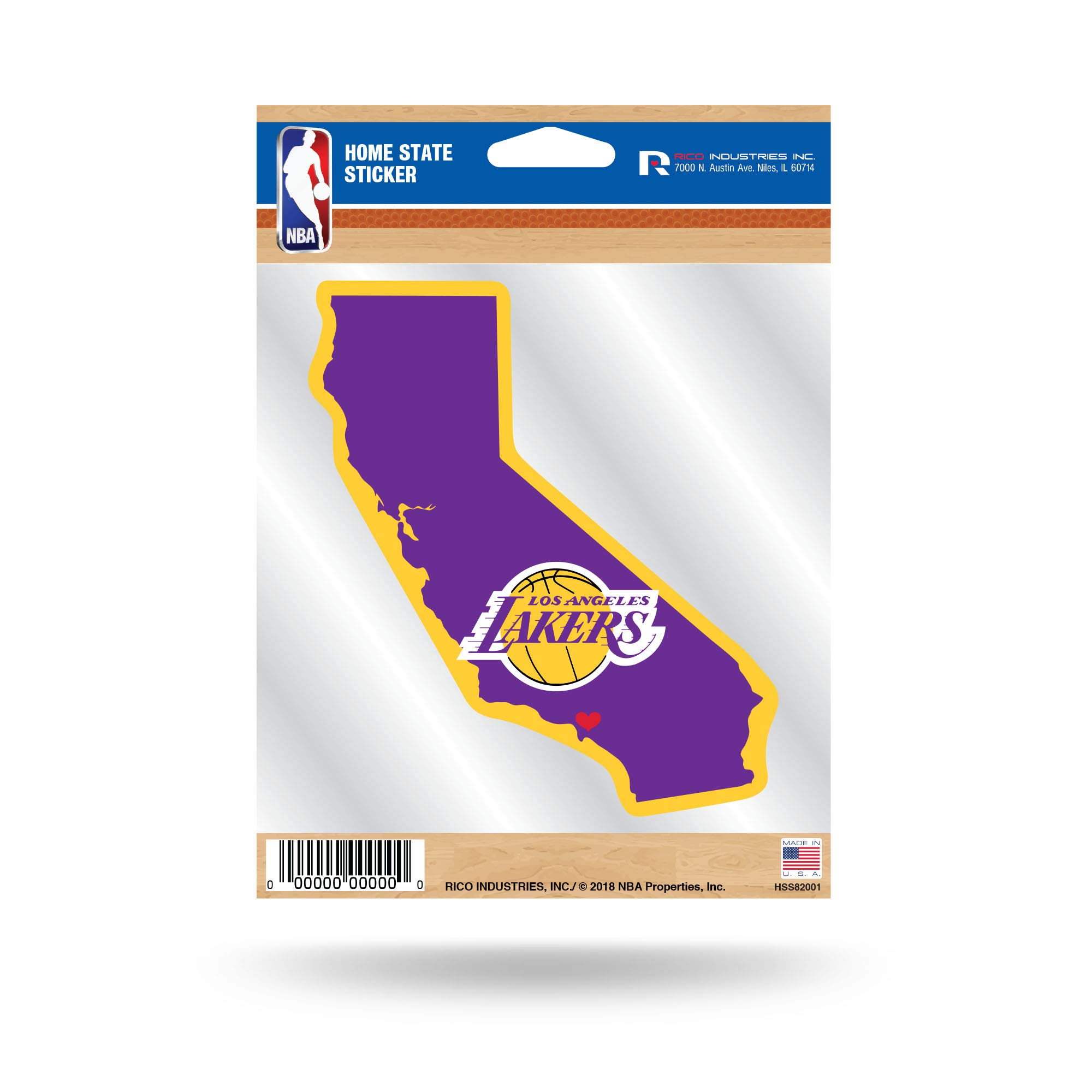 NBA Rico Industries Home State Sticker 5