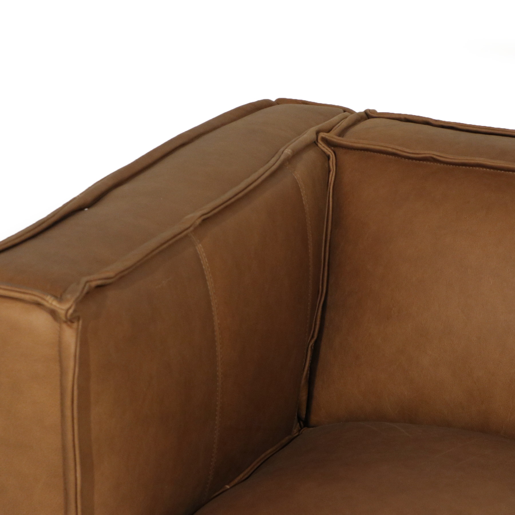 Premium Brentwood Leather Chair - Modern & Comfortable Living Room Seating for Home & Office - Perfect for Relaxing, Reading & Entertaining Guests