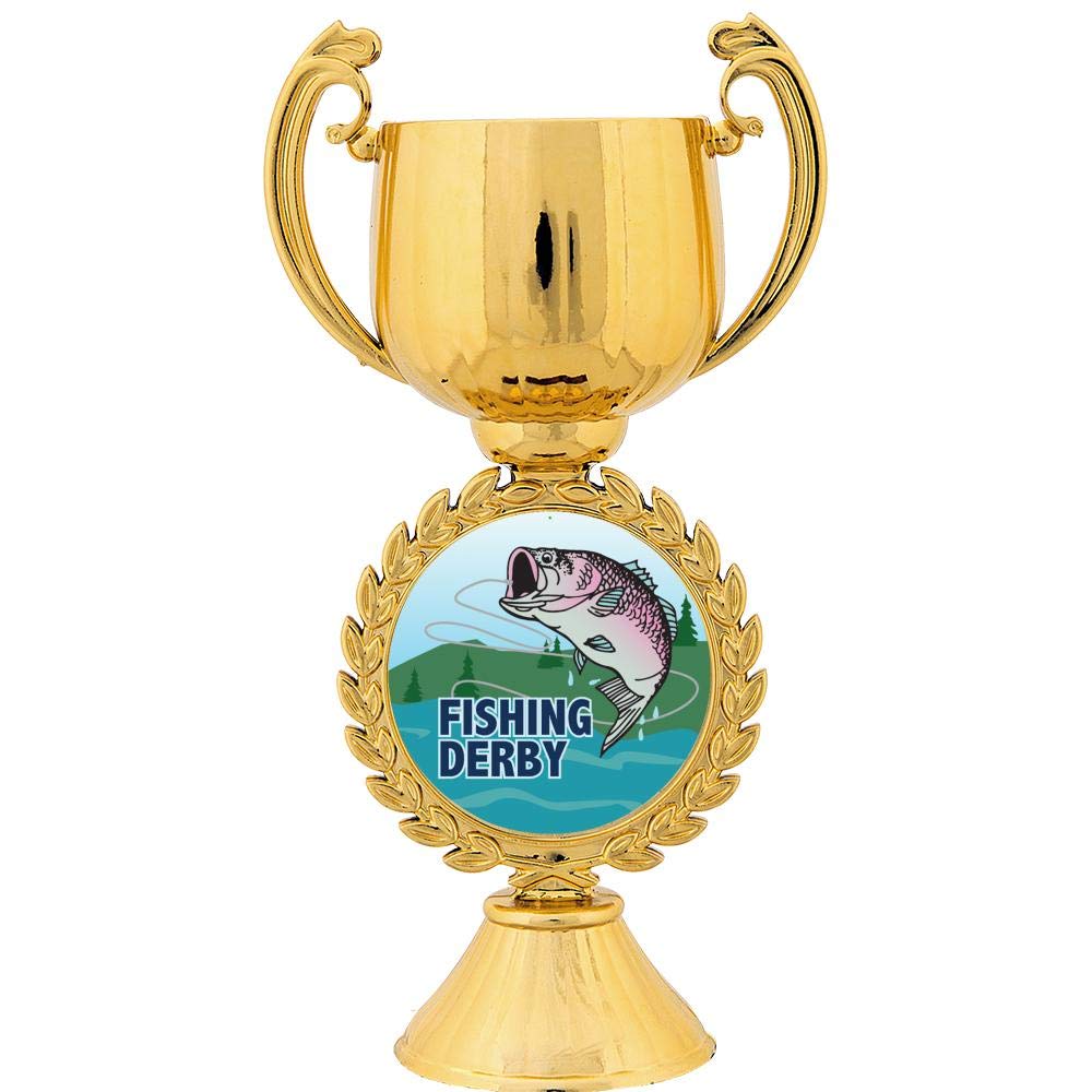 Personalized Fishing Derby Trophy - 7.25