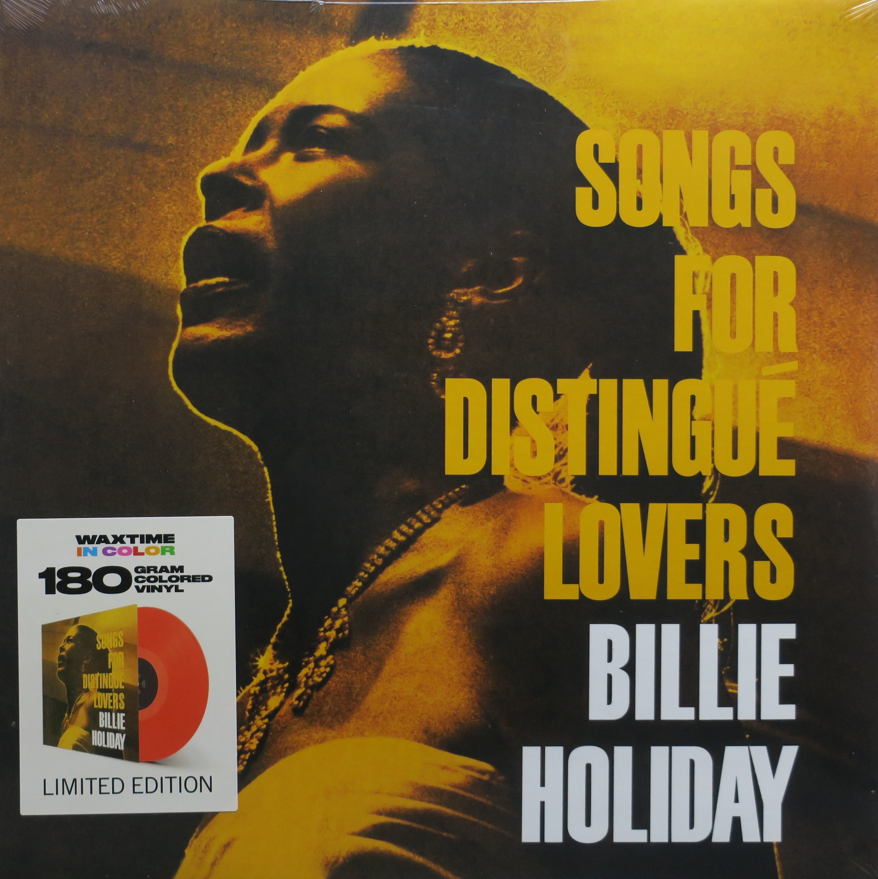 Billie Holiday 'Songs For Distingué Lovers' 180g Orange Vinyl LP Record - Limited Edition Jazz Music for Collectors & Audiophiles, Perfect for Vinyl Enthusiasts & Vintage Music Lovers