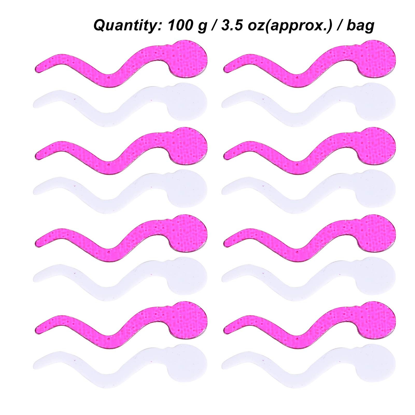 Tadpole-Shaped Table Confetti Decorations for Bath Parties, Weddings & Happy Celebrations – Perfect for Party Supplies, Surprise Events & Festive Scenes